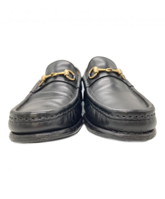 中古・古着通販】GUCCI (グッチ) ビットローファー ブラック サイズ:41