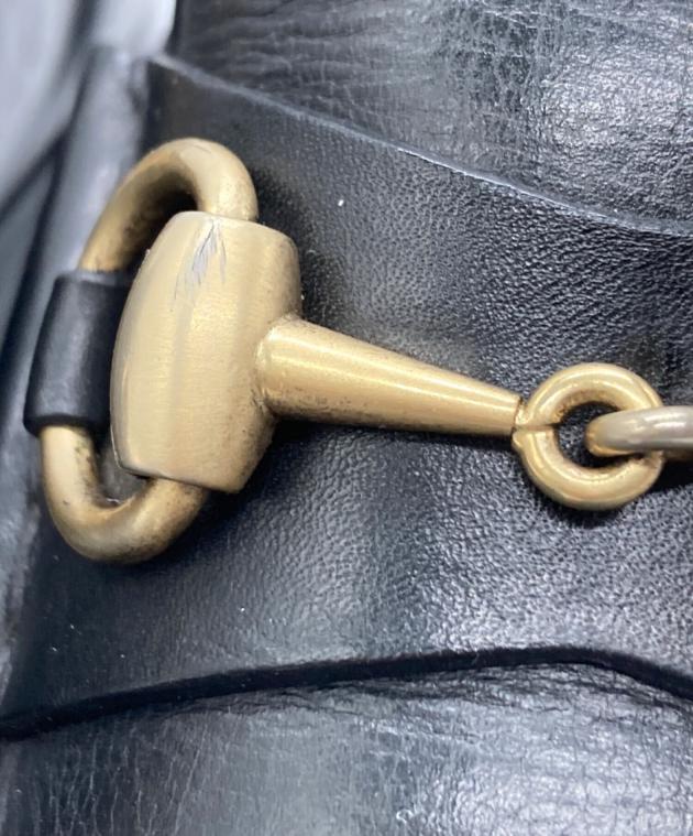 中古・古着通販】GUCCI (グッチ) ビットローファー ブラック サイズ:41