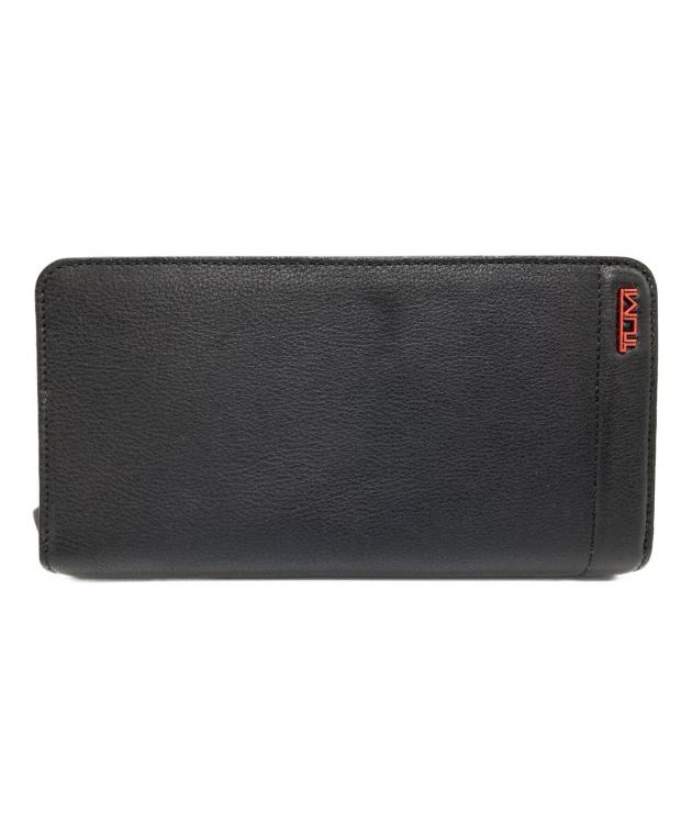 中古・古着通販】TUMI (トゥミ) 長財布 ブラック×レッド｜ブランド
