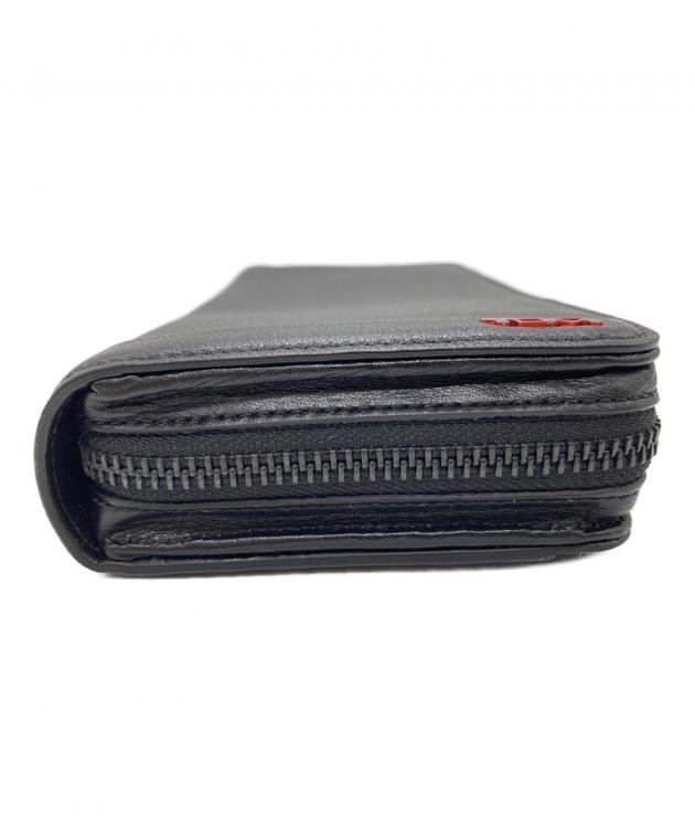 中古・古着通販】TUMI (トゥミ) 長財布 ブラック×レッド｜ブランド