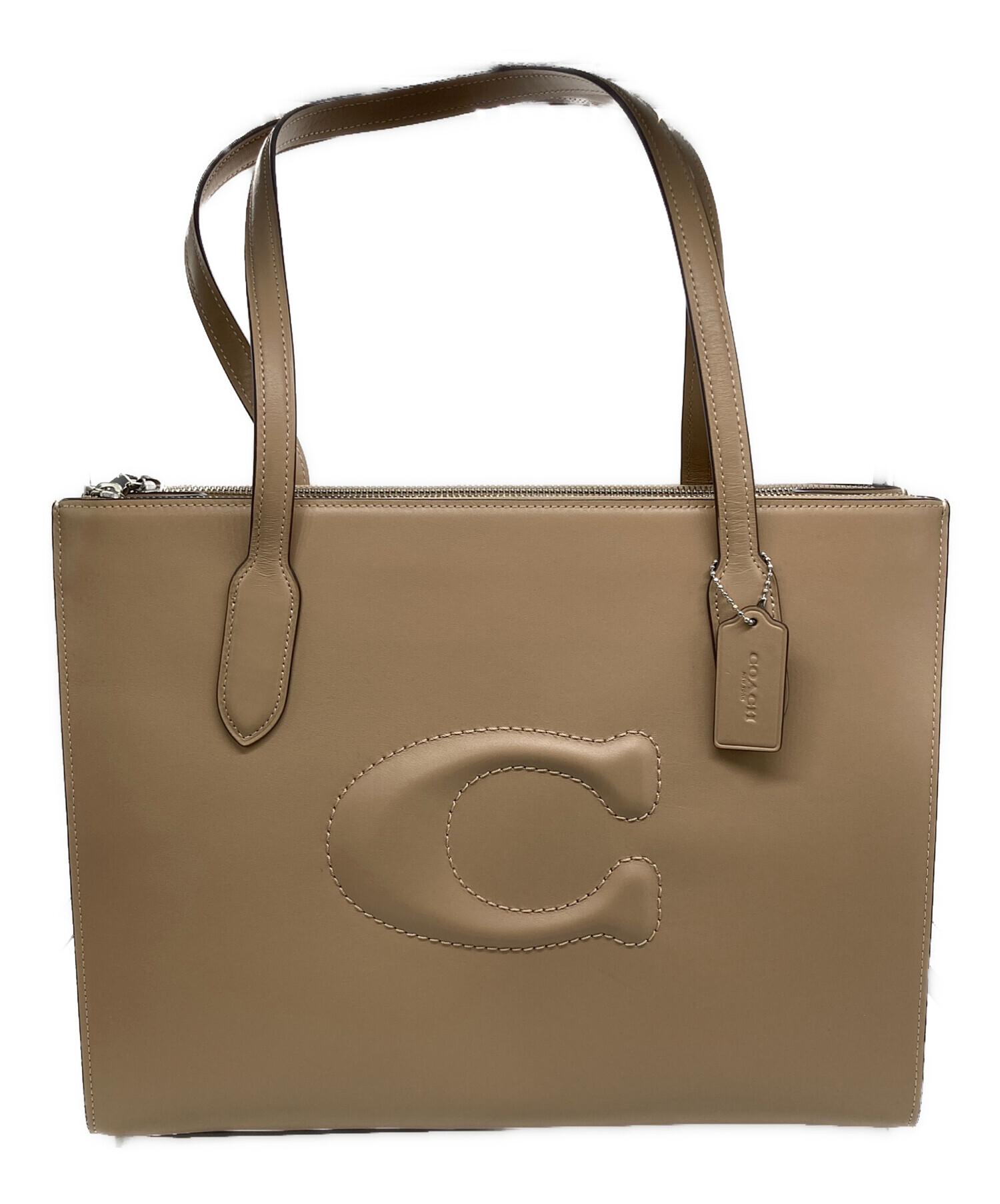 中古・古着通販】COACH (コーチ) ニーナ トートバッグ ベージュ 