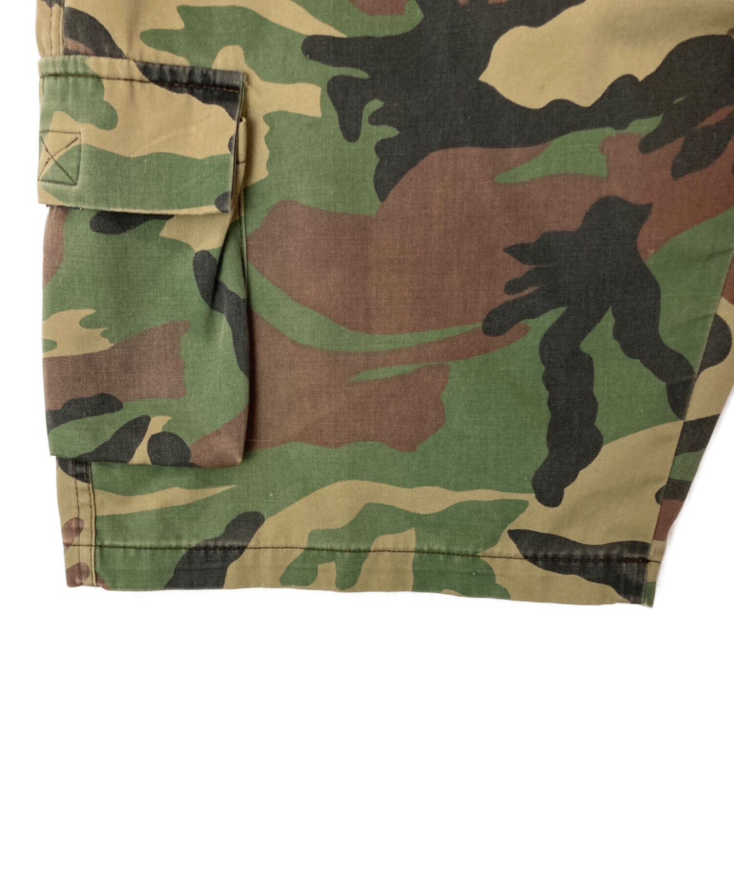 中古・古着通販】stussy (ステューシー) 90's迷彩ハーフカーゴパンツ
