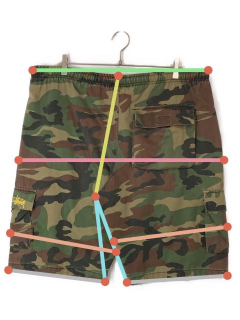 中古・古着通販】stussy (ステューシー) 90's迷彩ハーフカーゴパンツ