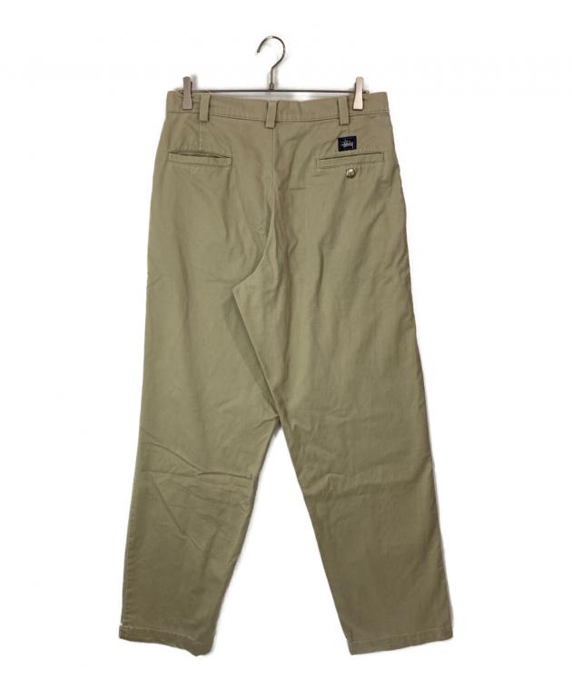 難*船様 90s OLD STUSSY チノパン ベージュ デッドストック W3 中古・古着通販】stussy (ステューシー) OLD チノパン ベージュ サイズ