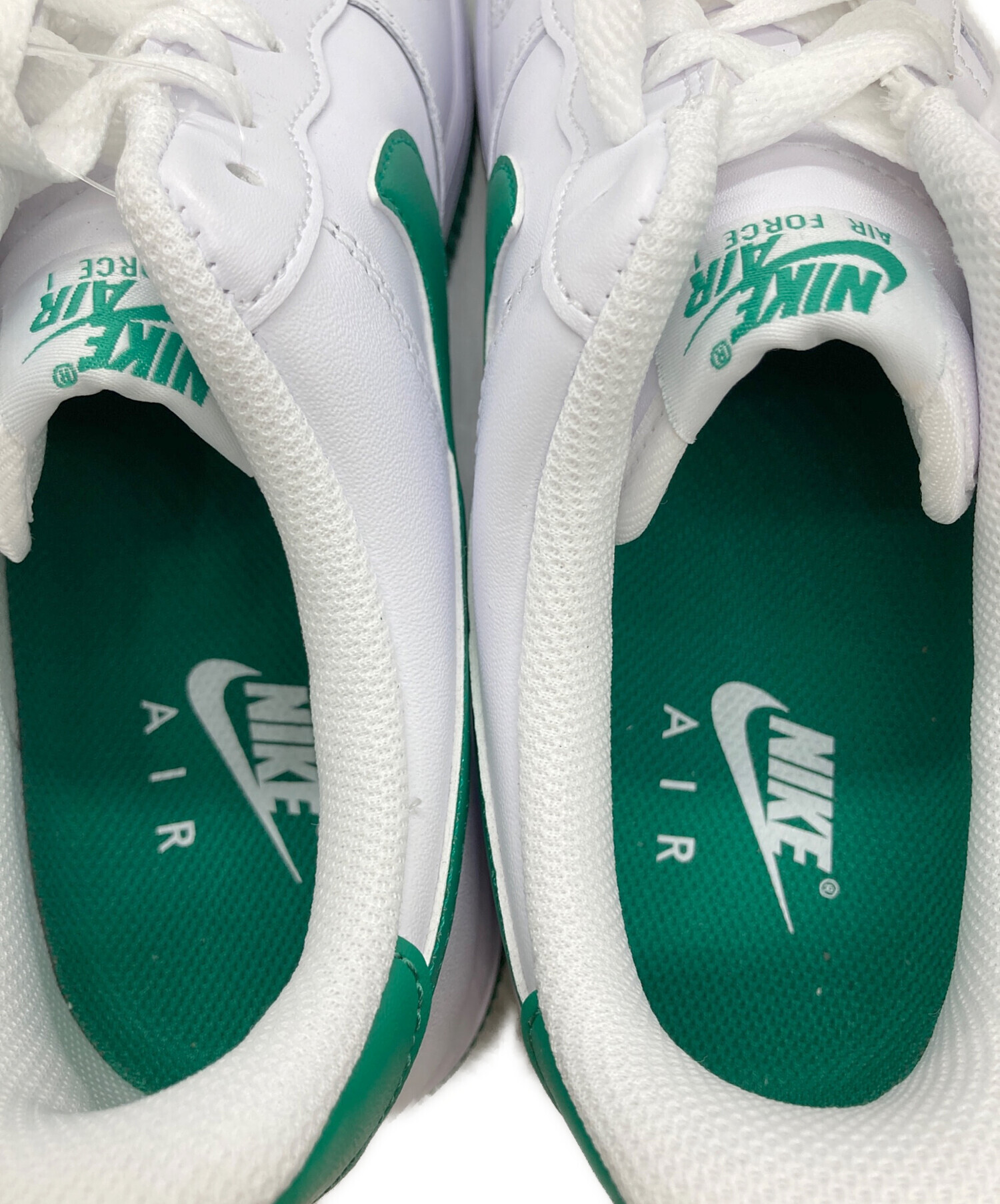 中古・古着通販】NIKE (ナイキ) エアフォース1 ロー ホワイト×グリーン