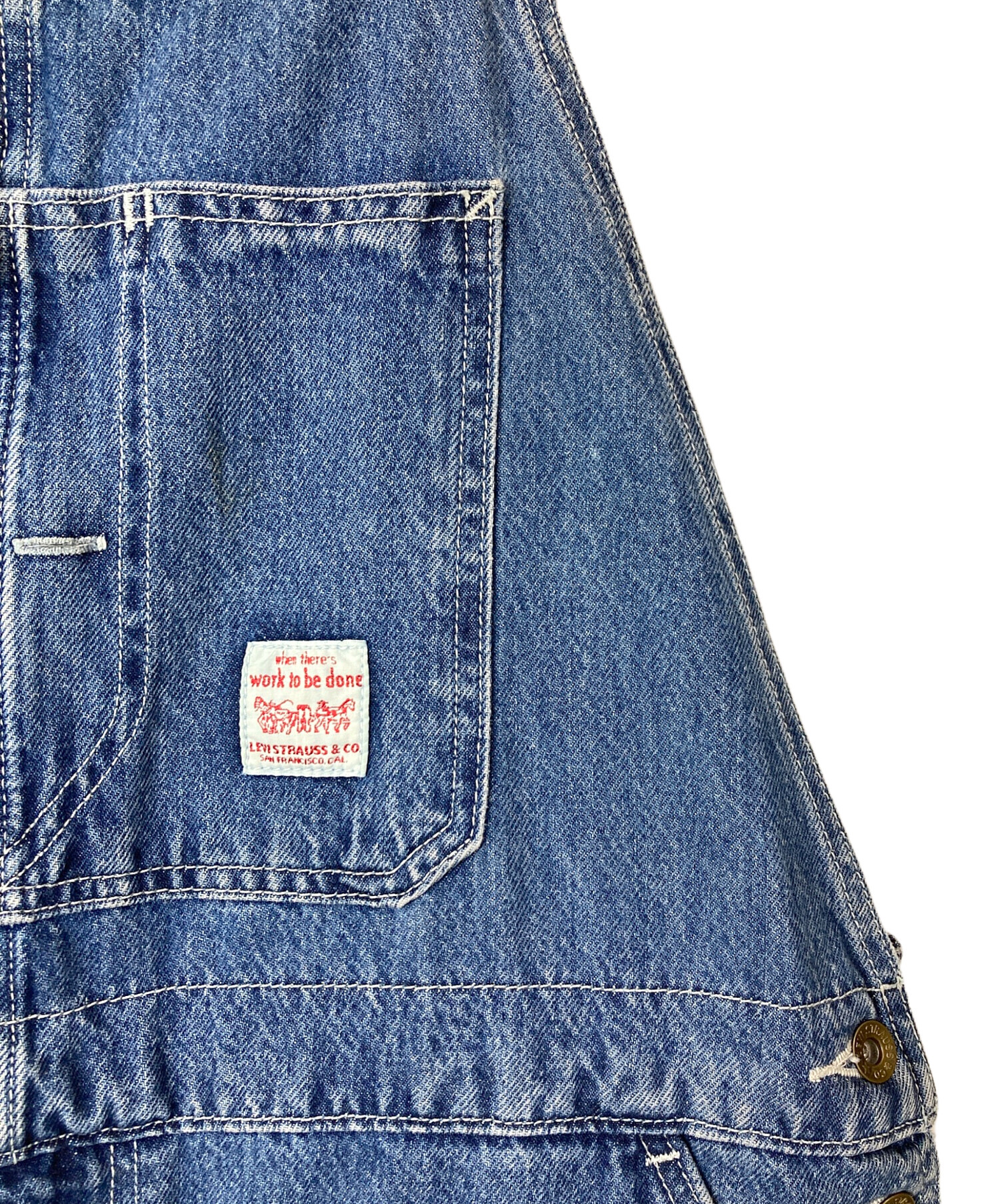中古・古着通販】LEVI'S (リーバイス) WORKWEAR LOOSEオーバーオール