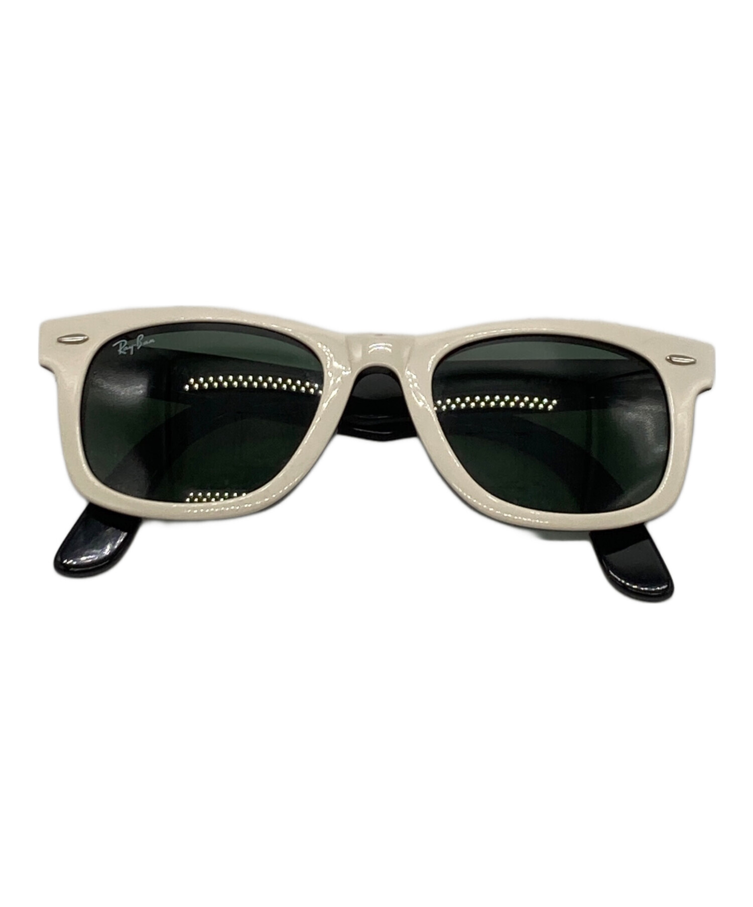 Ray‑Ban WAYFARER ホワイトクリーム×ブラウン 廃盤モデル 中古・古着通販】RAY-BAN (レイバン) ウェイファーラー ホワイト