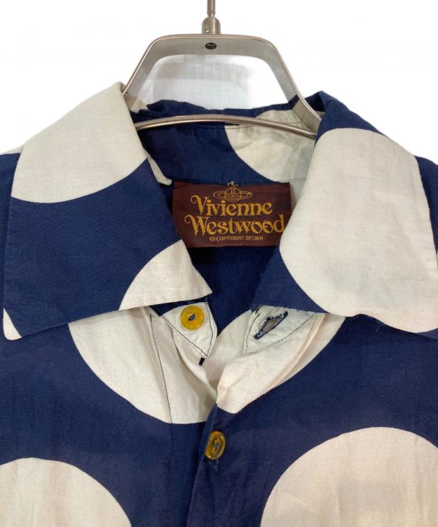 ヴィヴィアン　ドット柄　ポロシャツ 中古・古着通販】Vivienne Westwood (ヴィヴィアンウエストウッド