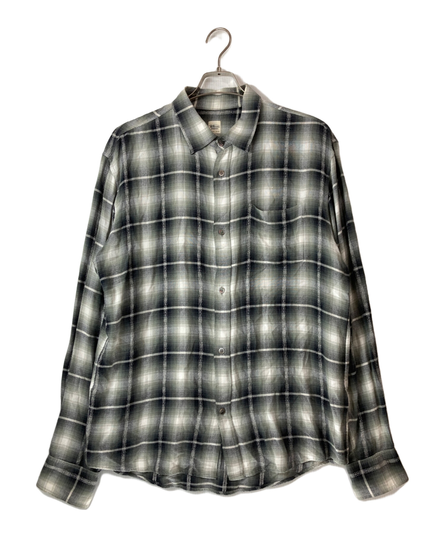 ロンハーマンカリフォルニア Ron Herman オンブレシャツ XL 中古・古着通販】Ron Herman (ロンハーマン) オンブレチェックシャツ