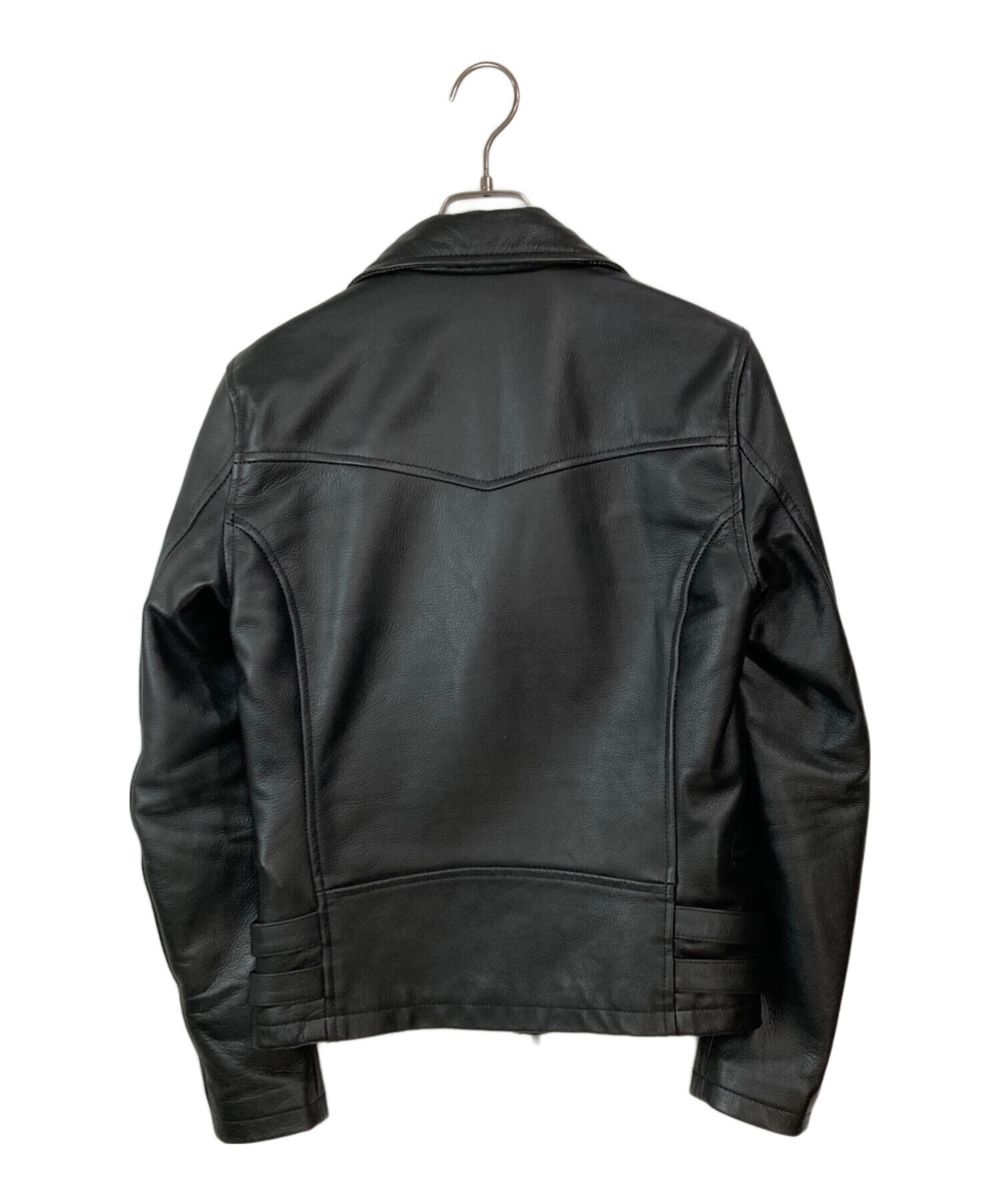 中古・古着通販】NO ID. (ノーアイディー) カウレザーダブルライダース