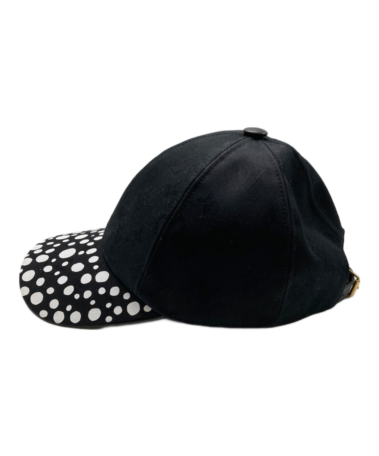 LOUIS VUITTON 草間彌生コラボキャップインフィニティドットブラックM 中古・古着通販】LOUIS VUITTON (ルイ ヴィトン) 草間彌生