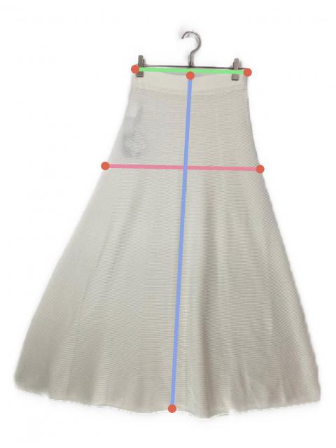 中古・古着通販】L'appartement (アパルトモン) Knit Skirt ホワイト