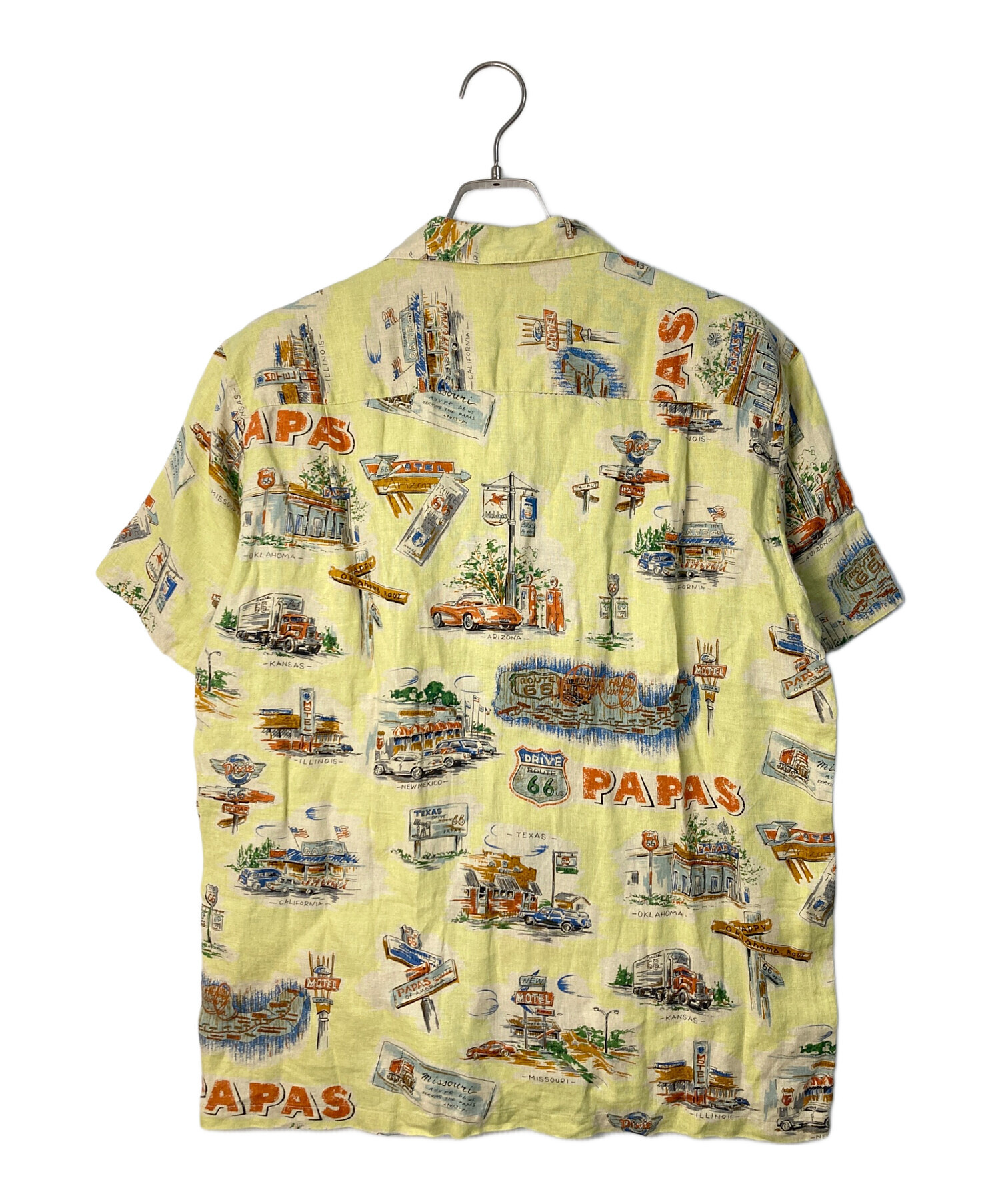 中古・古着通販】PAPAS ISLAND (パパス アイランド) リネンアロハ