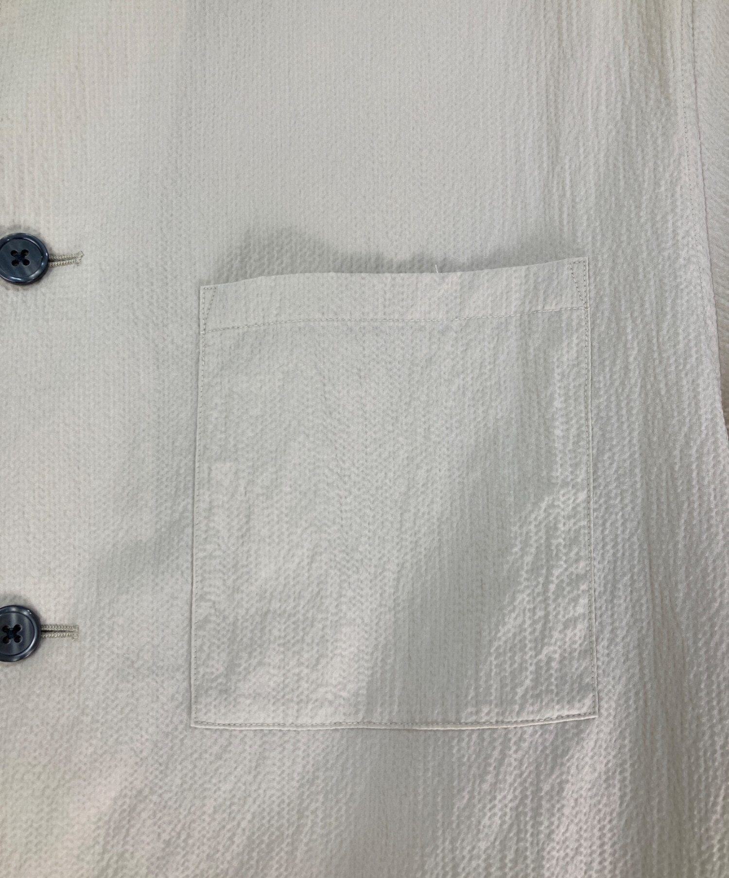 中古・古着通販】theory (セオリー) 半袖シアサッカーシャツ/OVERSHIRT