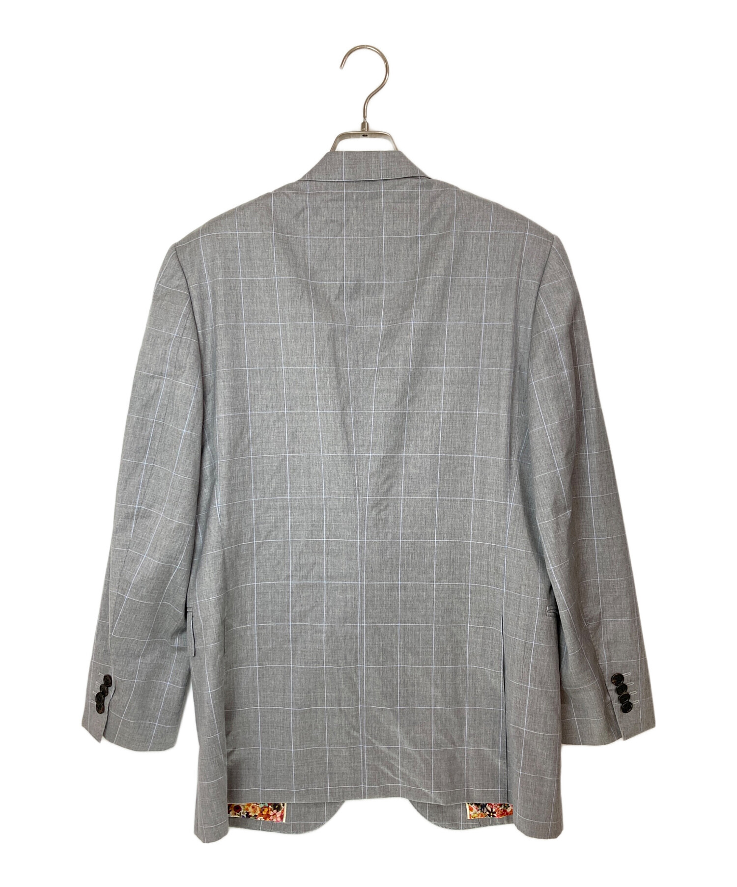 中古・古着通販】Paul Smith (ポールスミス) 花柄2Bジャケット グレー