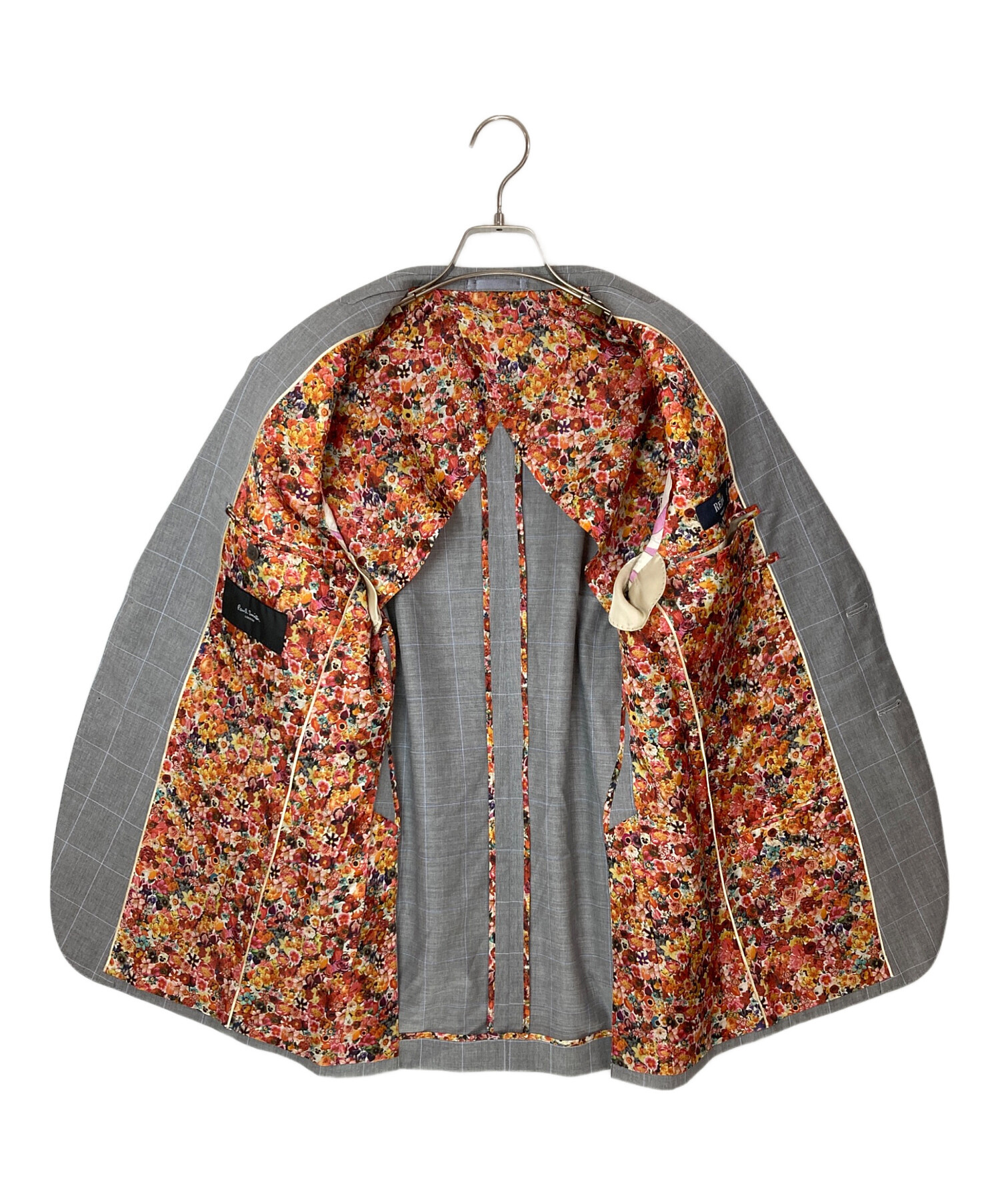 中古・古着通販】Paul Smith (ポールスミス) 花柄2Bジャケット グレー