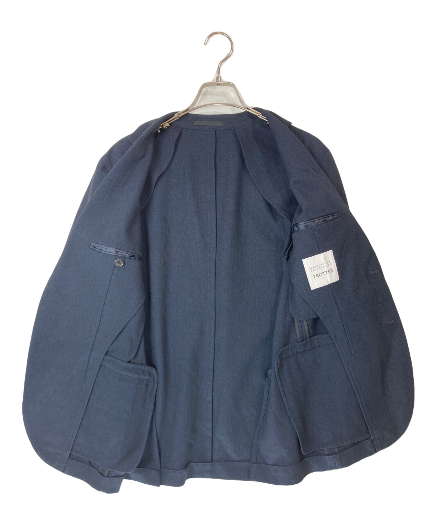 極美品 マッキントッシュ トロッター TROTTER ジャケット 38Rネイビー 中古・古着通販】MACKINTOSH PHILOSOPHY (マッキントッシュ