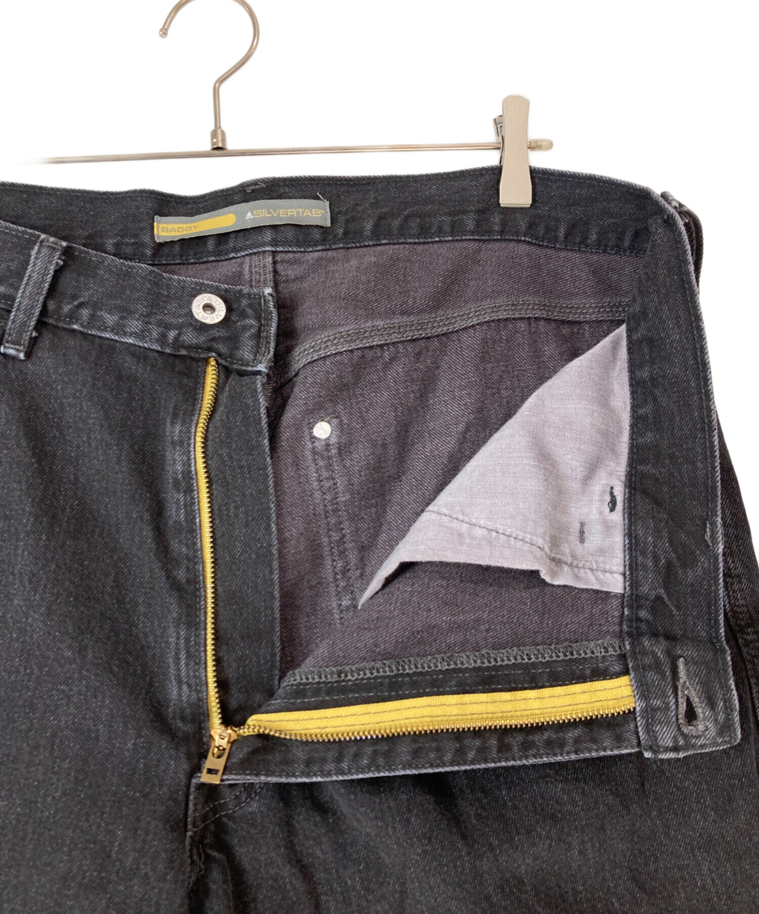 中古・古着通販】LEVI'S (リーバイス) SILVERTAB ブラックデニムパンツ