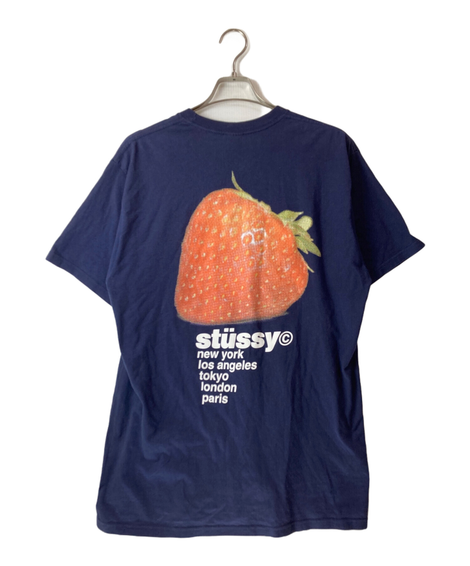中古・古着通販】stussy (ステューシー) ストロベリー バックプリントT