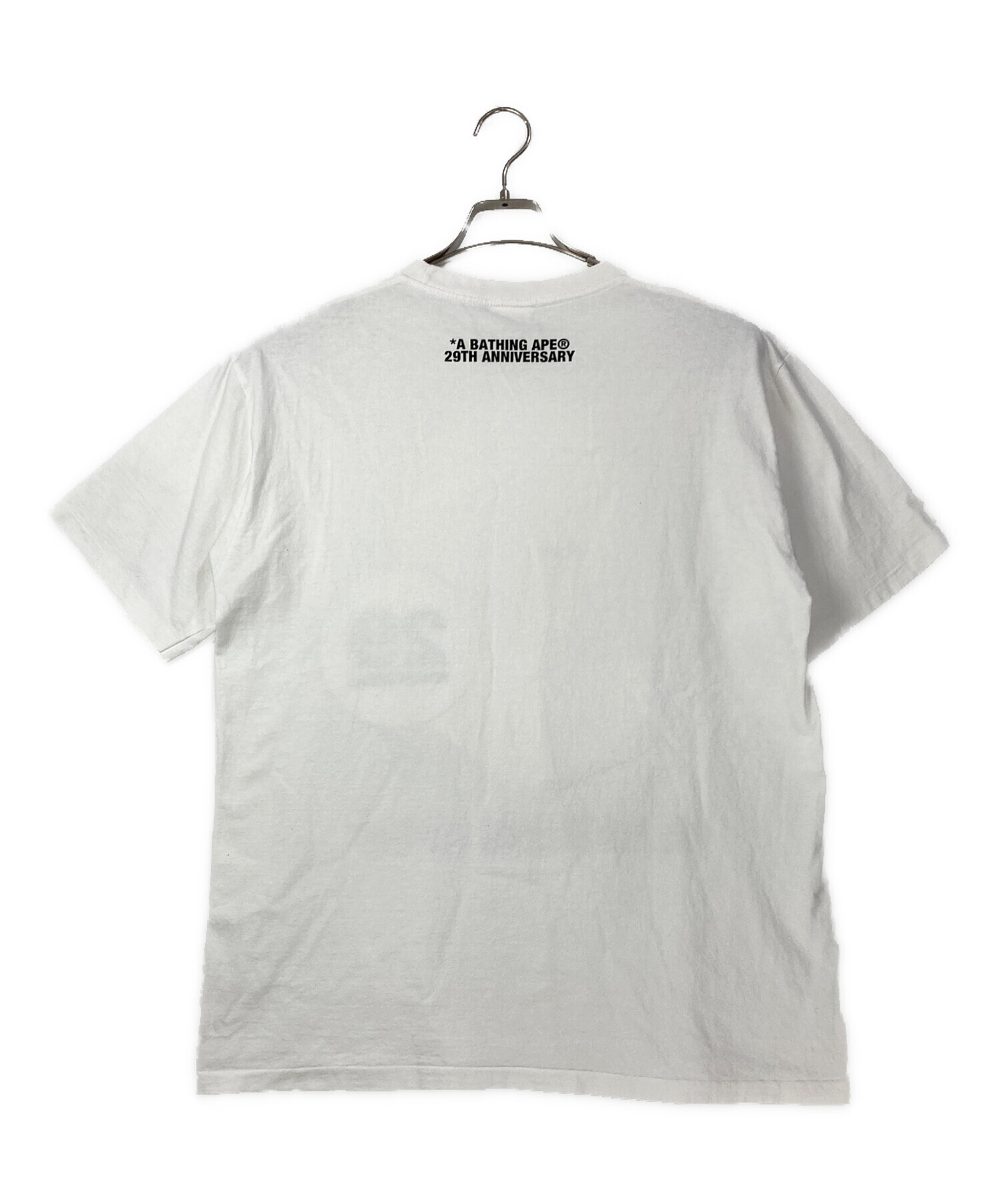 A BATHING APE Tシャツ ホワイト　新品未使用 中古・古着通販】A BATHING APE (アベイシングエイプ) 29周年Tシャツ