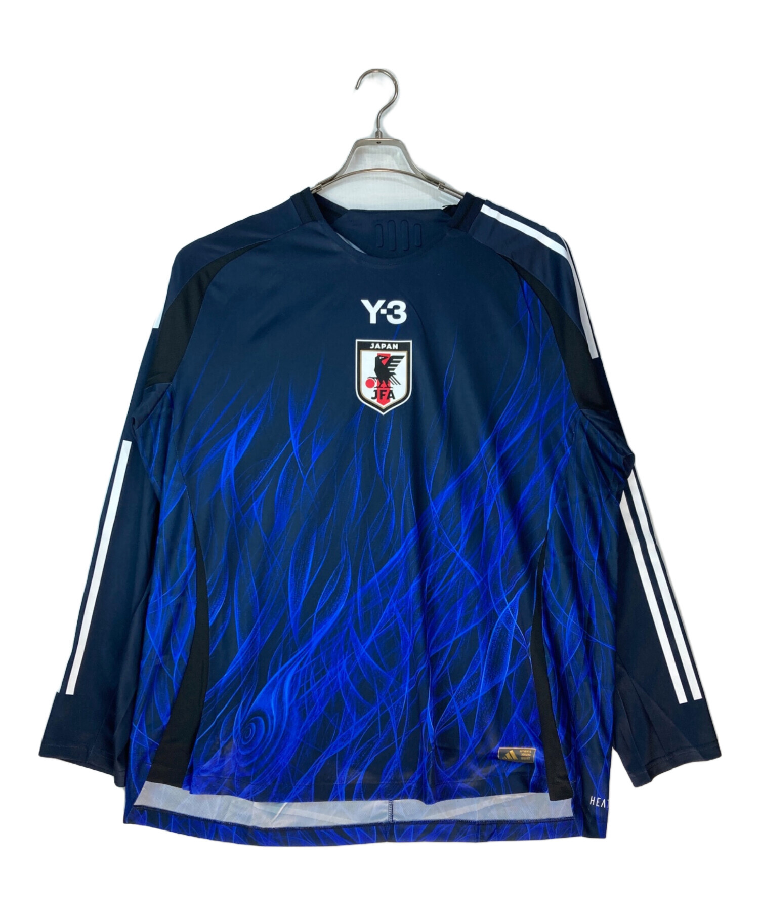 【正規品】Y-3 サッカー 日本代表 5XLユニフォーム オーセンティック長袖d 中古・古着通販】Y-3 (ワイスリー) adidas (アディダス) サッカー日本