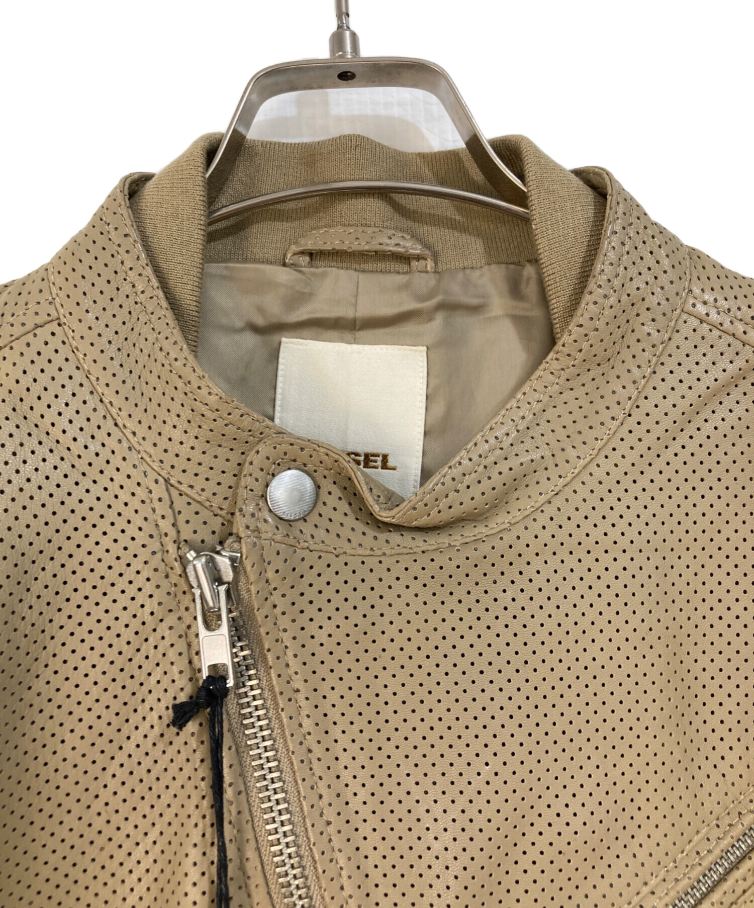 中古・古着通販】DIESEL (ディーゼル) パンチングラムレザージャケット