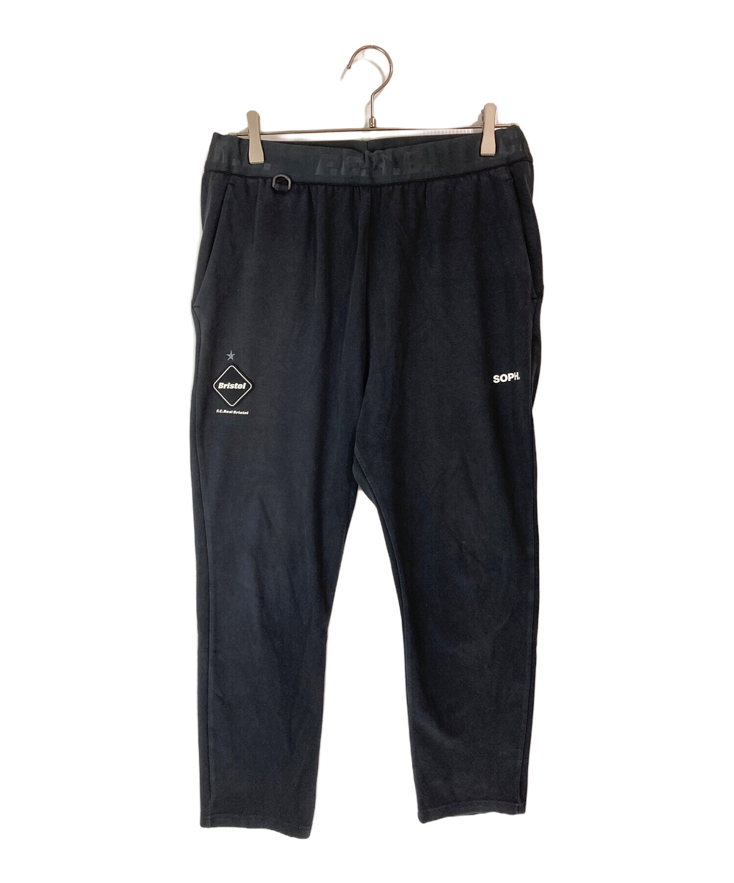 FCRB×SOPH. ストレッチパンツ　中古　ポリエステル100% サイズXLL 中古・古着通販】SOPH. (ソフ) RELAX FIT LONG PANTS ブラック サイズ