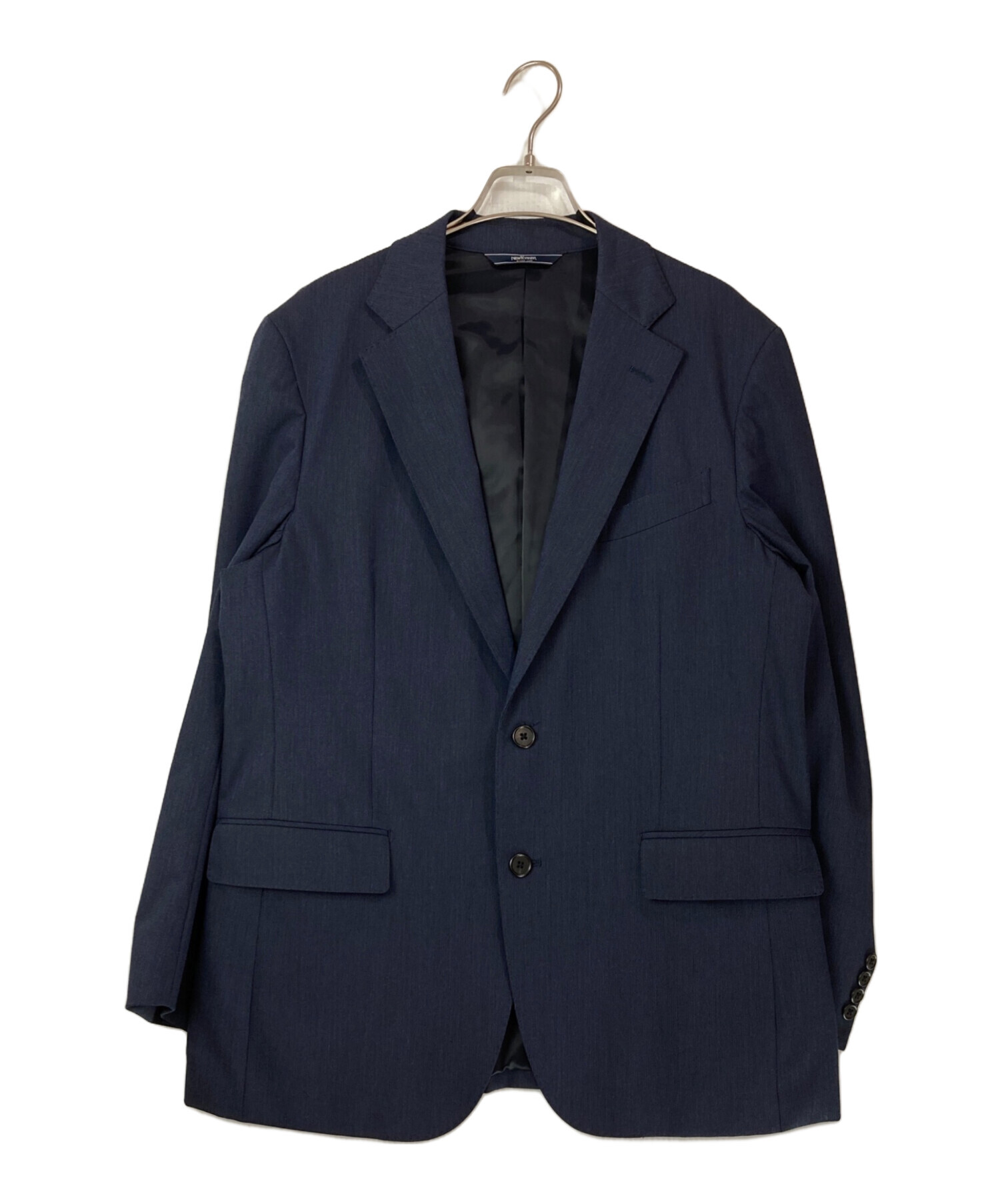 美品 ニューヨーカー パンツ スーツセットアップ ネイビー 13AR XL 中古・古着通販】NEWYORKER (ニューヨーカー) セットアップスーツ