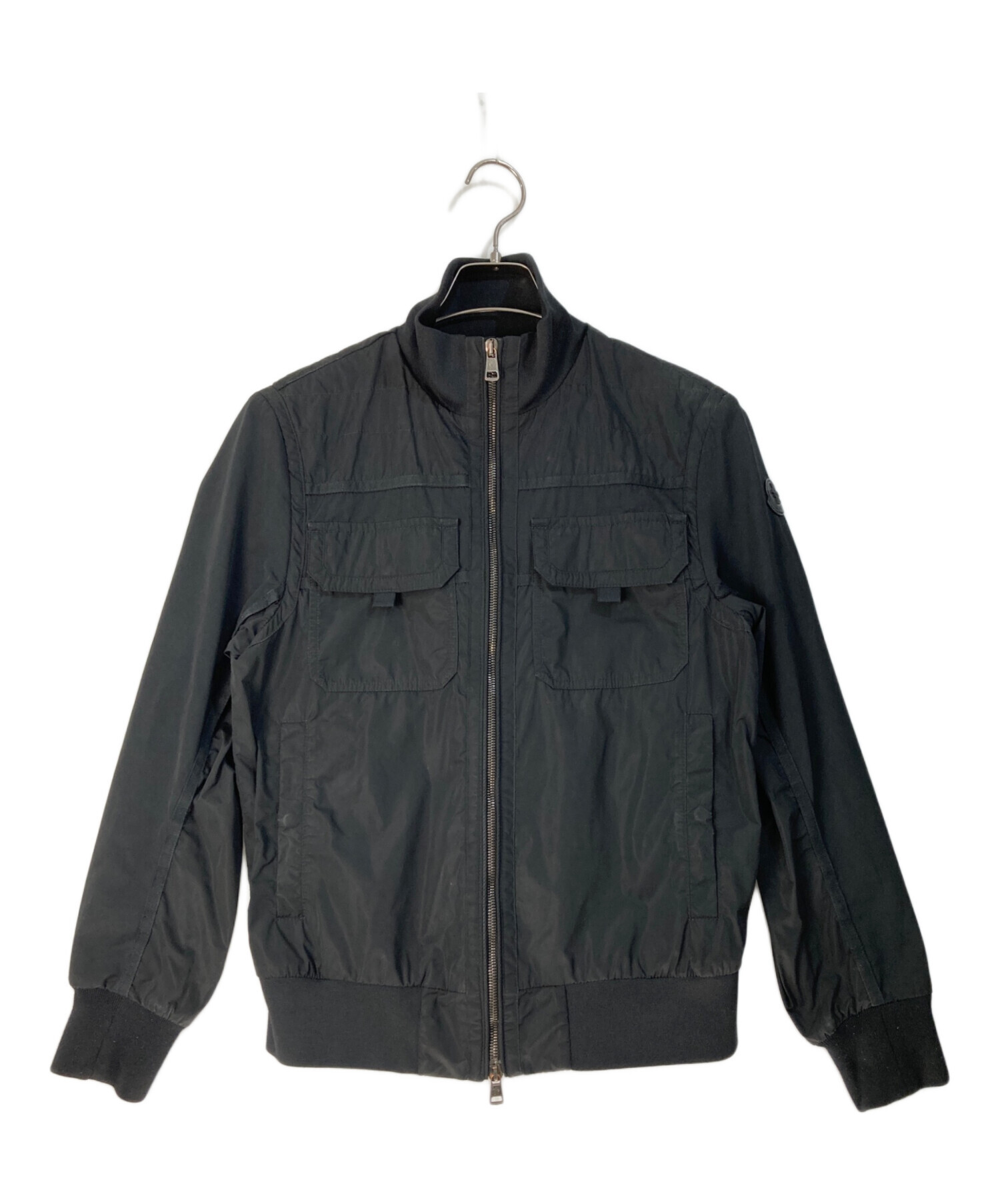 中古・古着通販】MONCLER (モンクレール) ナイロンジャケット ブラック