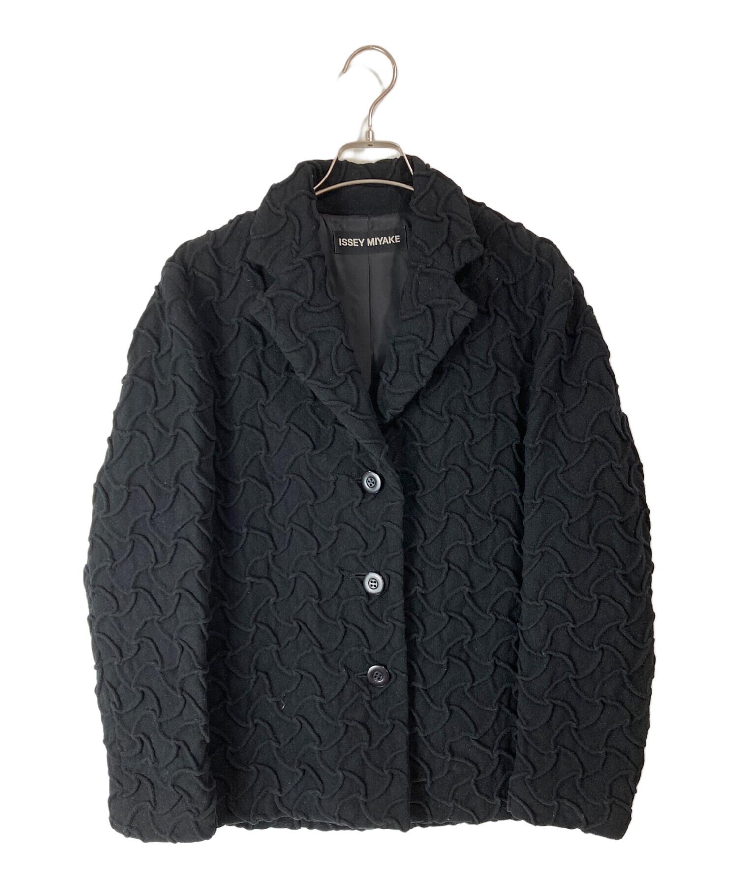 中古・古着通販】ISSEY MIYAKE (イッセイミヤケ) ウール網目加工