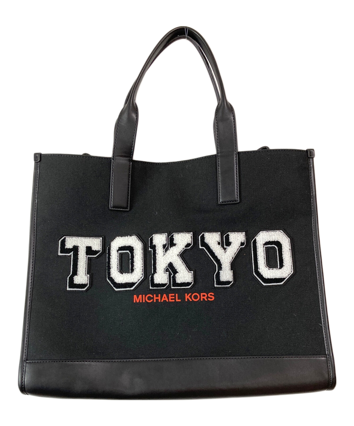 新品⭐︎未使用！MICHAEL KORS キャンバス トートバッグ 2WAY 中古・古着通販】MICHAEL KORS (マイケルコース) TOKYOワッペン