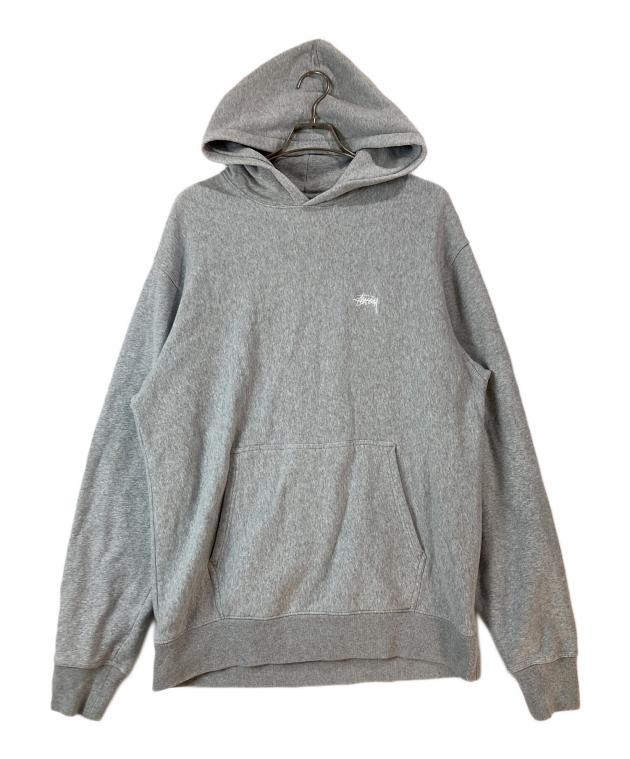 中古・古着通販】stussy (ステューシー) プルオーバーパーカー グレー