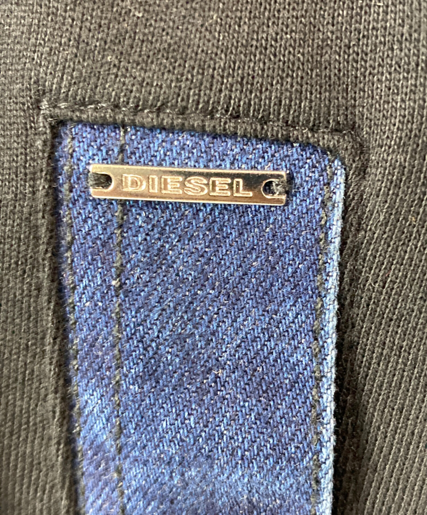 中古・古着通販】DIESEL (ディーゼル) デニム切替ジップパーカー 