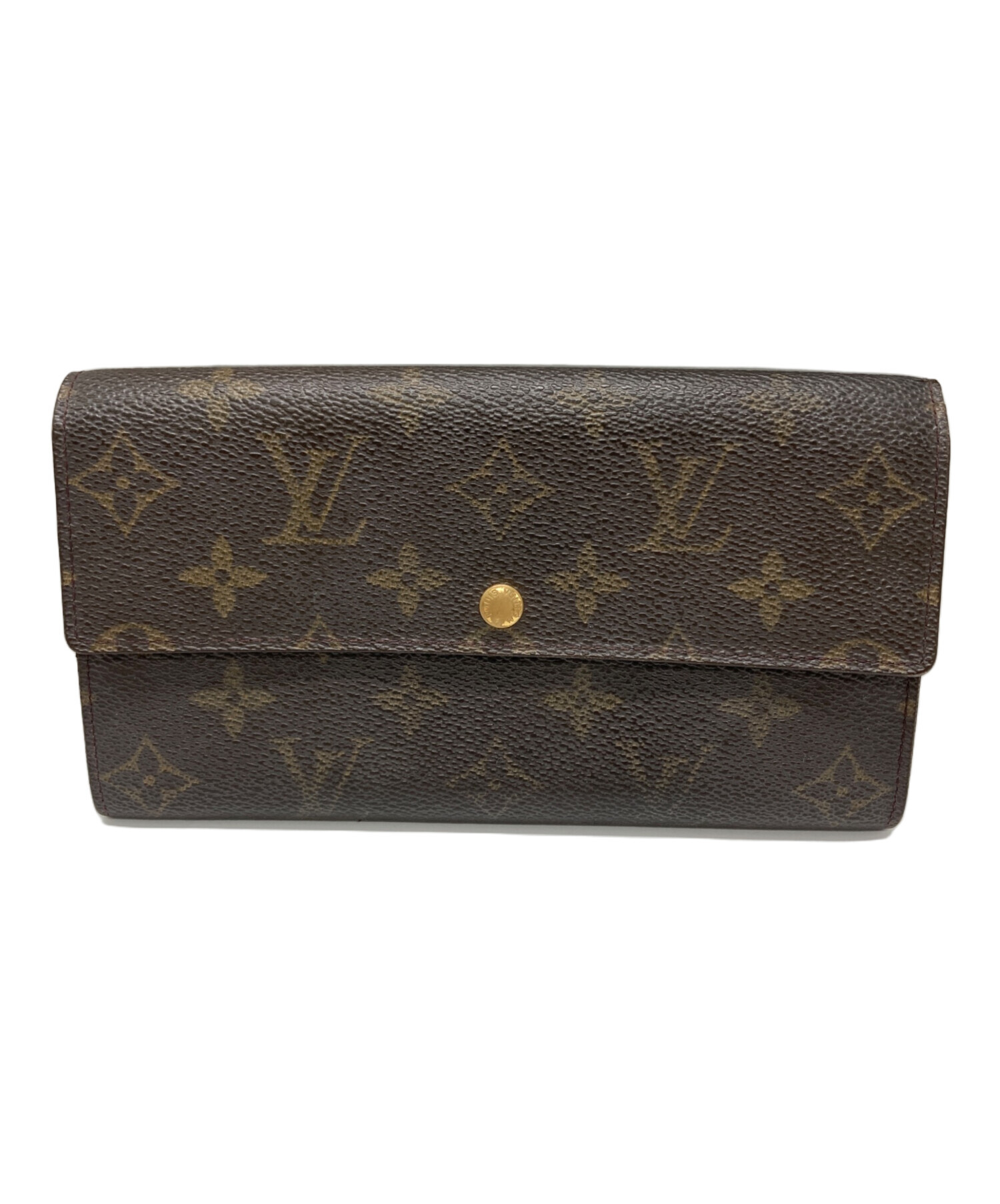 中古・古着通販】LOUIS VUITTON (ルイ ヴィトン) 長財布 ブラウン