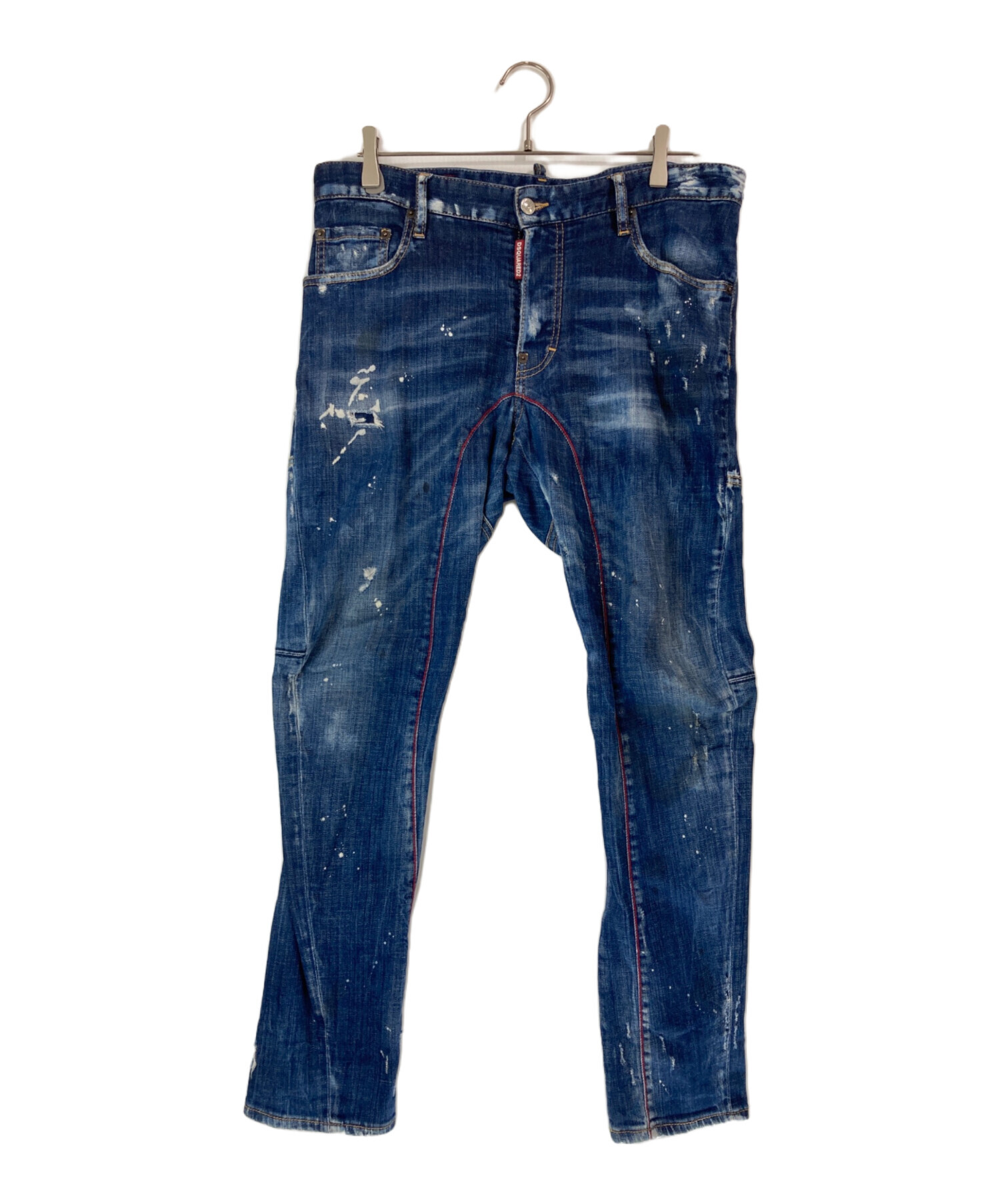 中古・古着通販】DSQUARED2 (ディースクエアード) TIDY BIKER ダメージ 