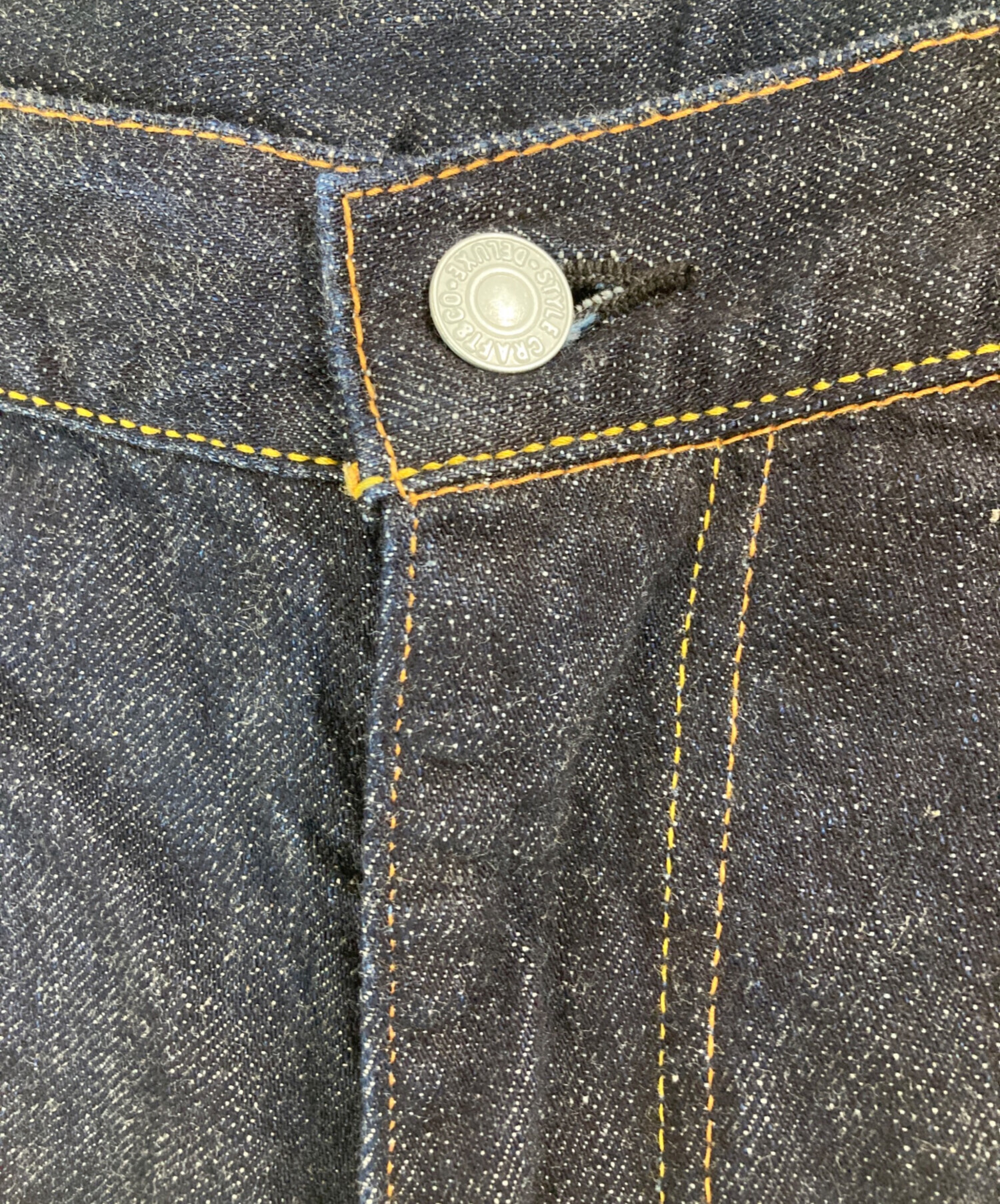中古・古着通販】EVISU (エヴィス) 濃紺カモメデニムハーフパンツ/7001