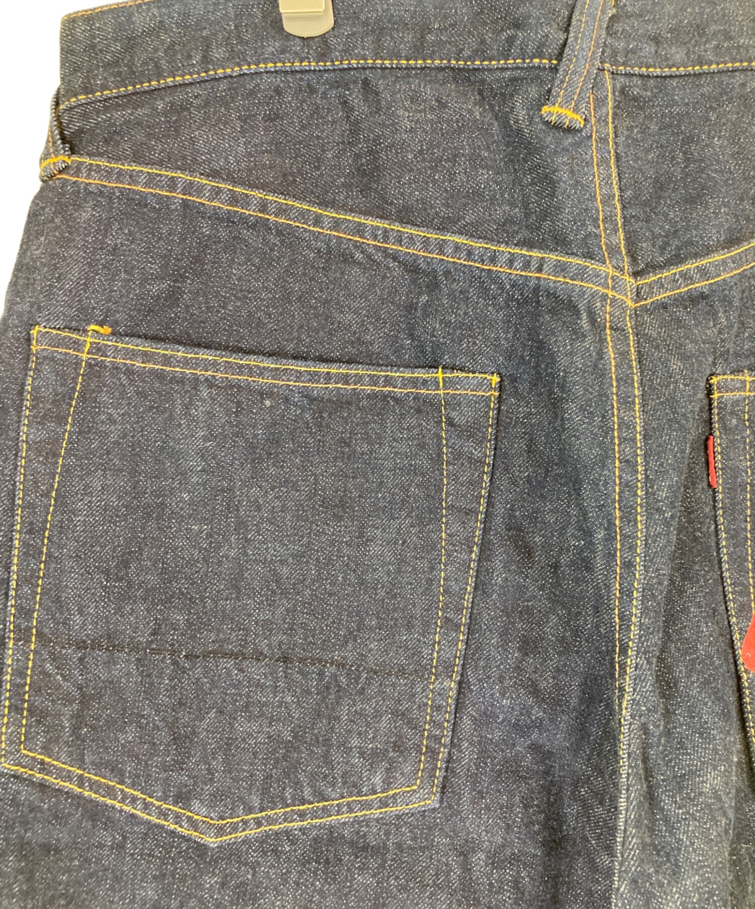 中古・古着通販】EVISU (エヴィス) 濃紺カモメデニムハーフパンツ/7001
