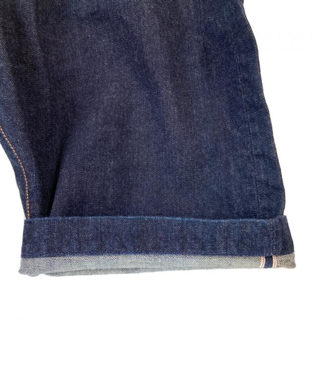 中古・古着通販】EVISU (エヴィス) 濃紺カモメデニムハーフパンツ/7001
