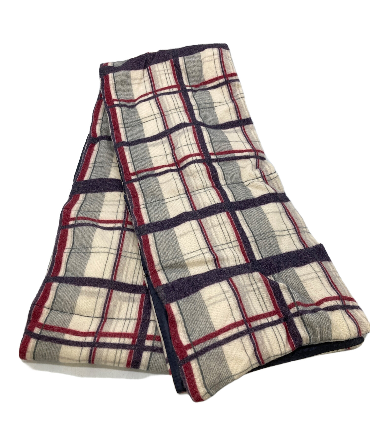 MONCLER タータンチェック マフラー 中古・古着通販】MONCLER GAMME BLEU (モンクレール ガム ブルー