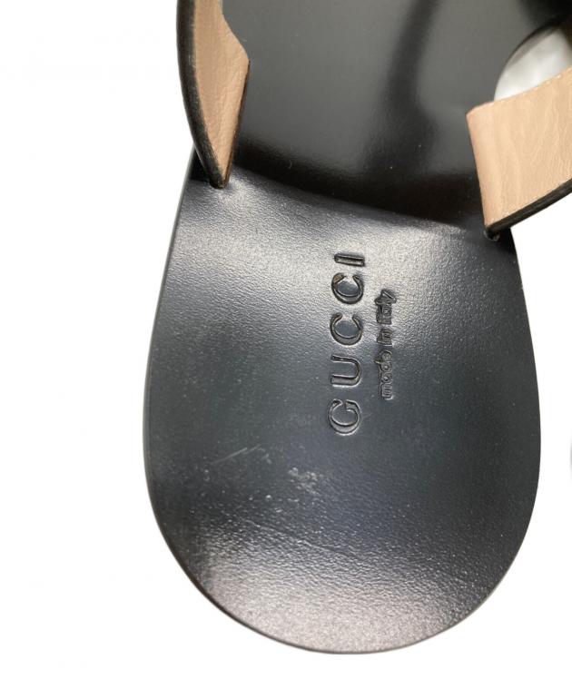 中古・古着通販】GUCCI (グッチ) GGマーモント サンダル ブラック