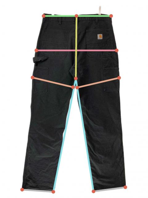 中古・古着通販】CarHartt (カーハート) ダブルニー ペインターパンツ