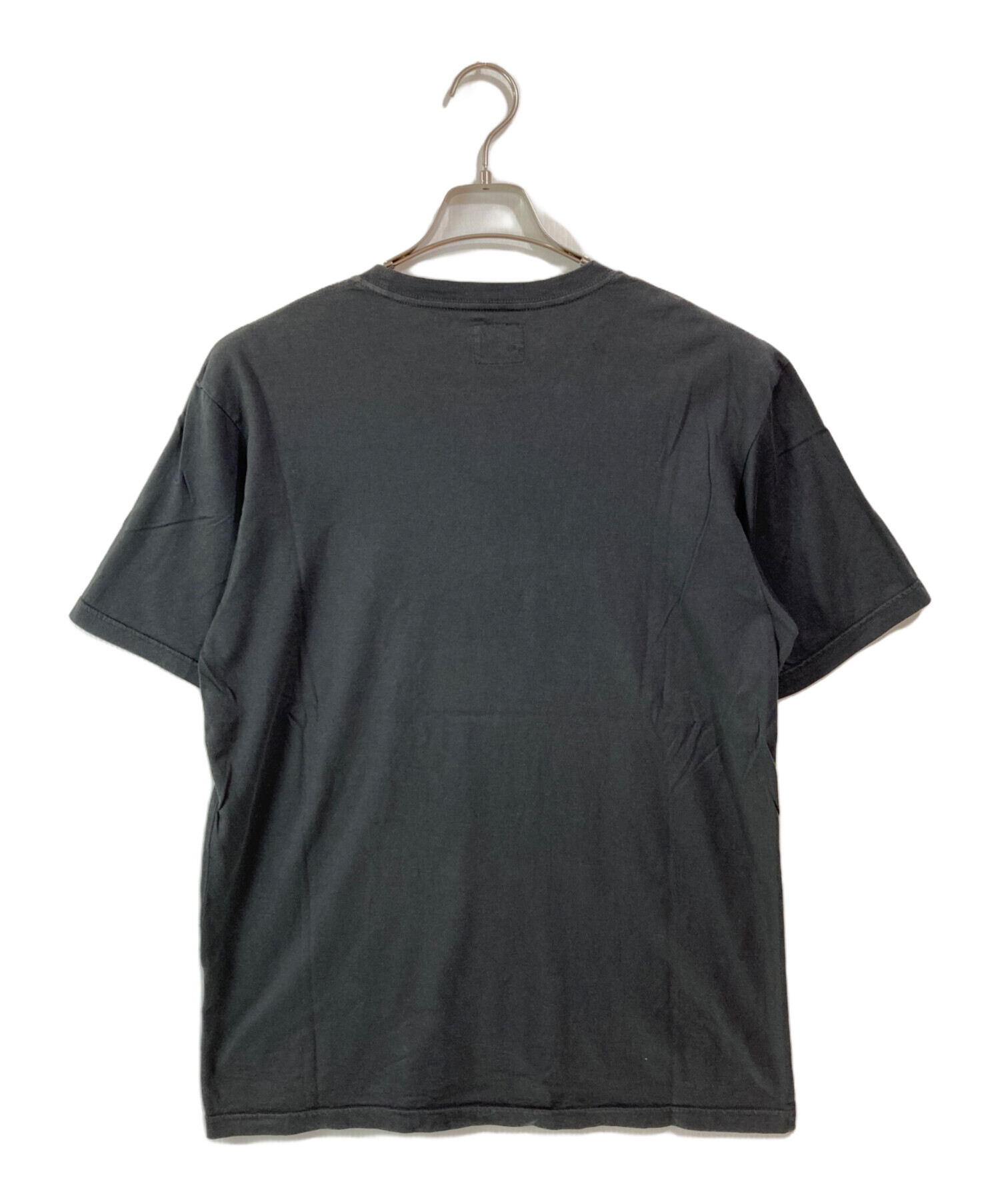 ワコマリア ロゴプリント Tシャツ ダークグレー Mサイズ 中古・古着通販】WACKO MARIA (ワコマリア) ロゴプリントT グレー