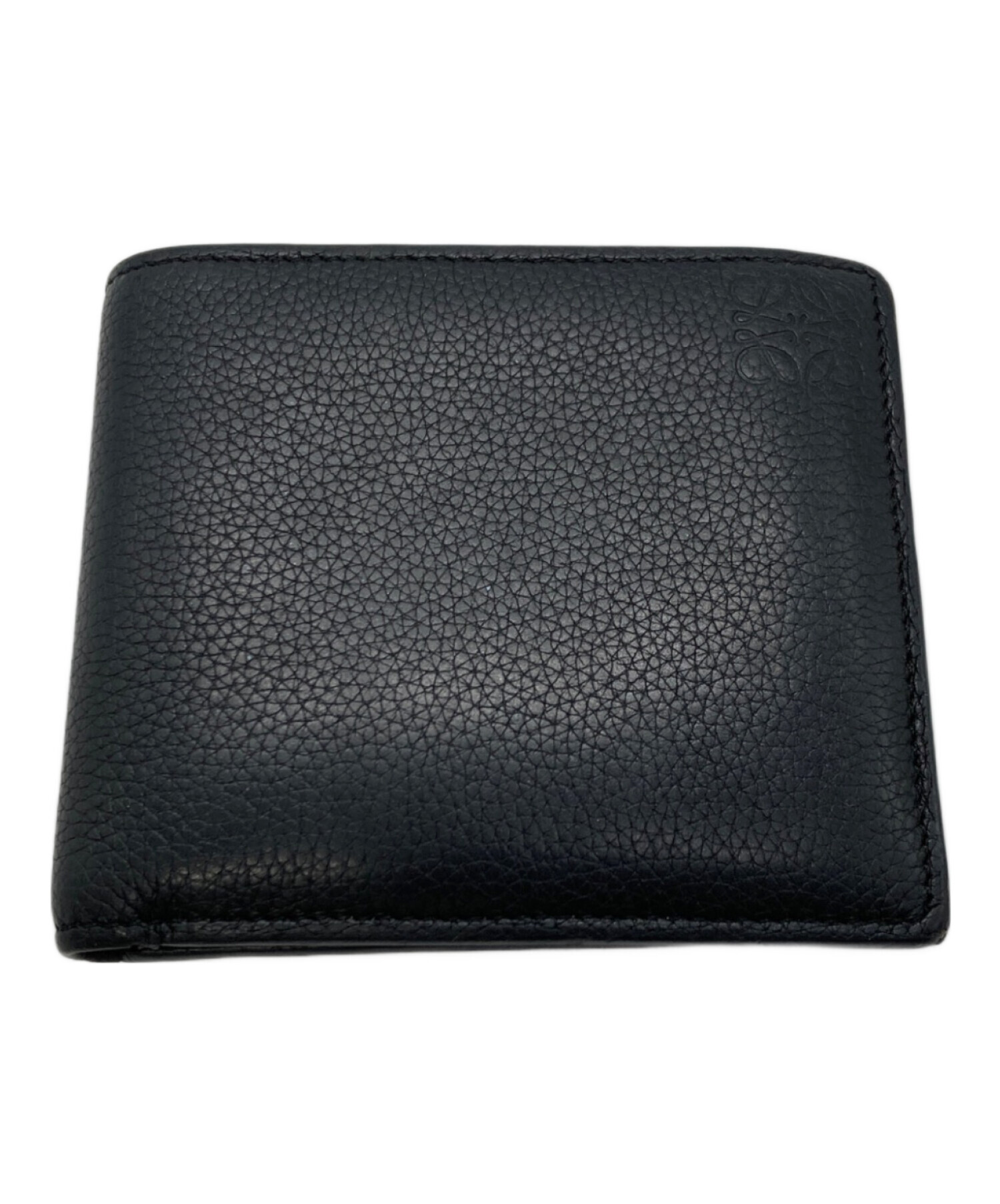 LOEWE　ヴィンテージ　二つ折り財布 中古・古着通販】LOEWE (ロエベ) 2つ折り財布/BIFOLD WALLET ブラック