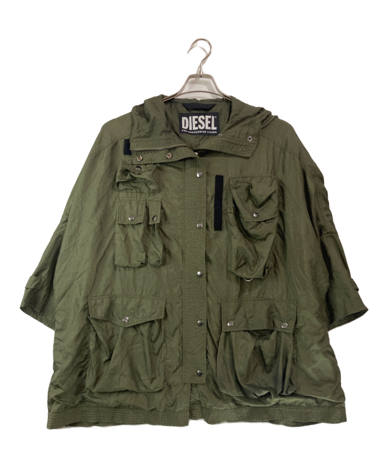 中古・古着通販】DIESEL (ディーゼル) マルチポケットナイロンモッズ