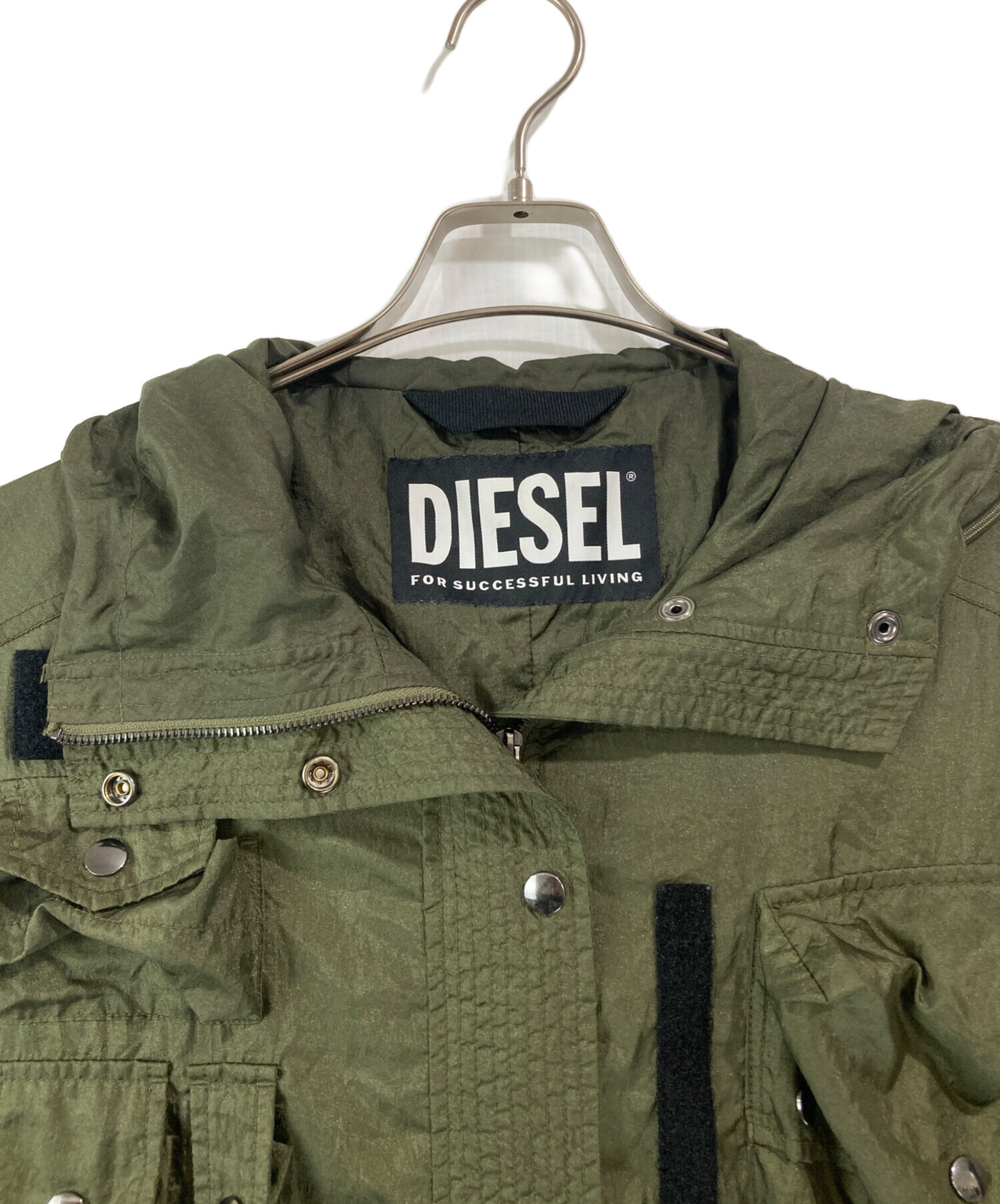 中古・古着通販】DIESEL (ディーゼル) マルチポケットナイロンモッズ
