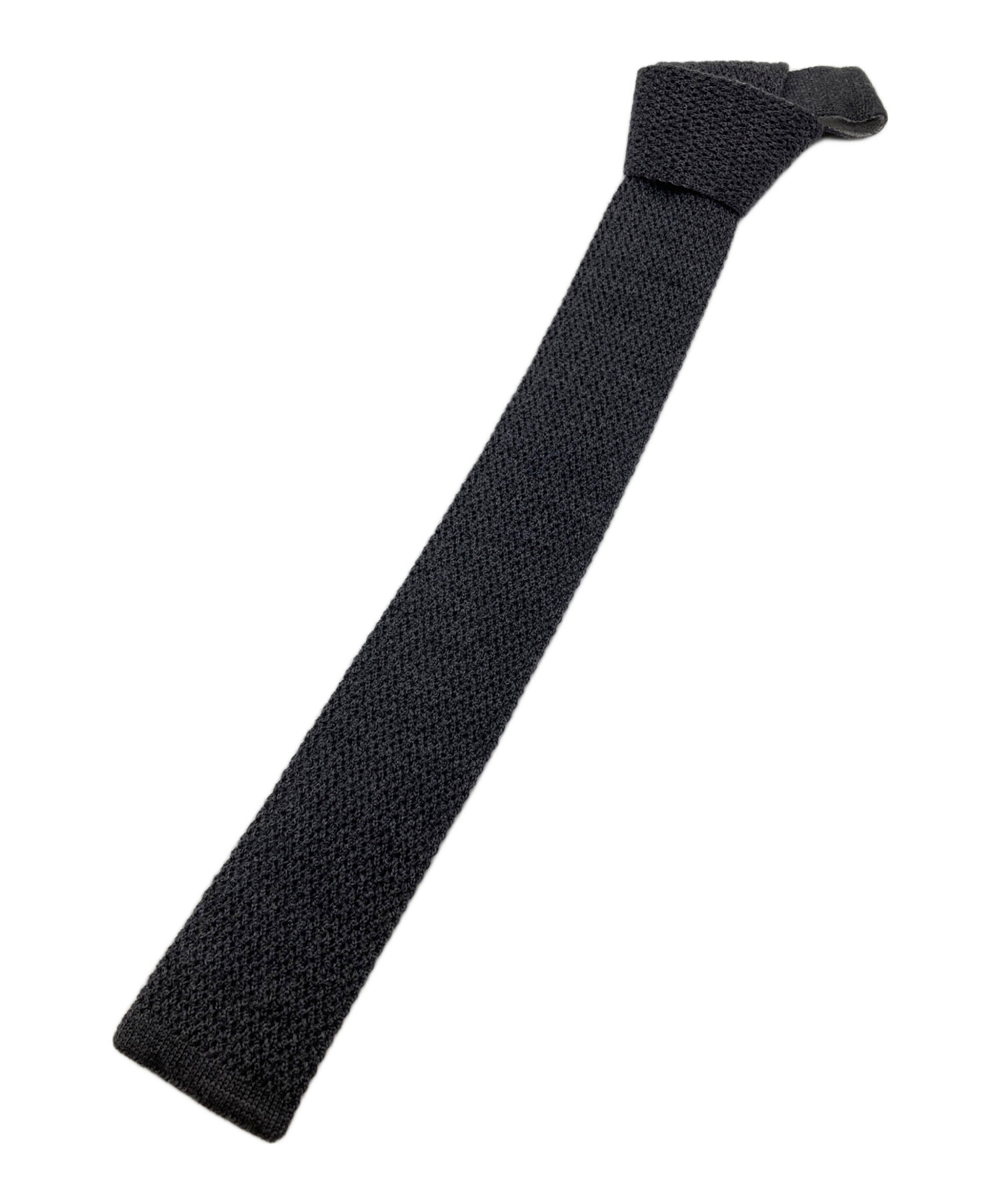中古・古着通販】HERMES (エルメス) ニットタイ グレー サイズ:FREE