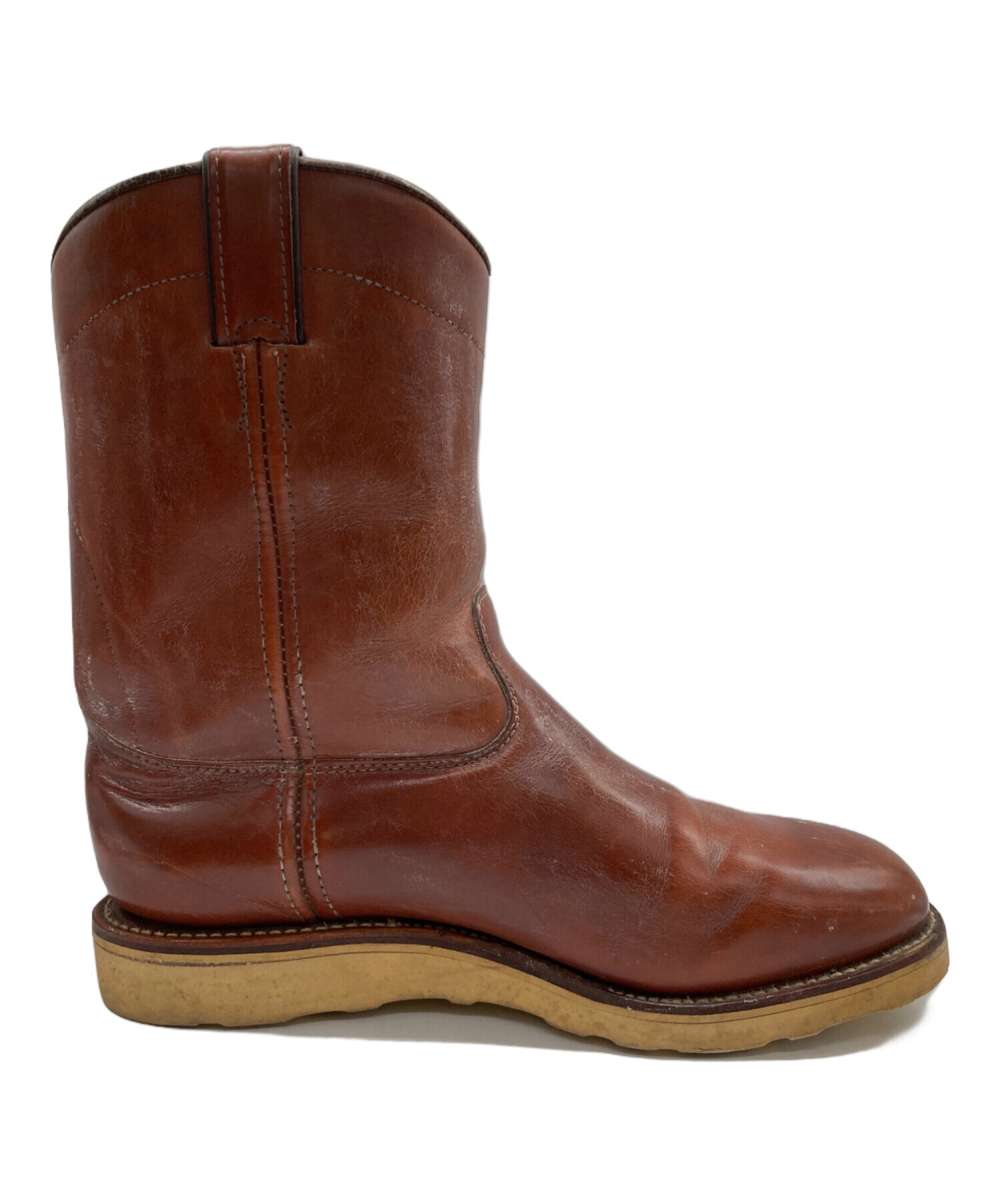 (値下げ)Chippewa チペワ ペコスブーツ 10E ブラウン USA製 中古・古着通販】CHIPPEWA (チペワ) USA製 ペコスブーツ ブラウン