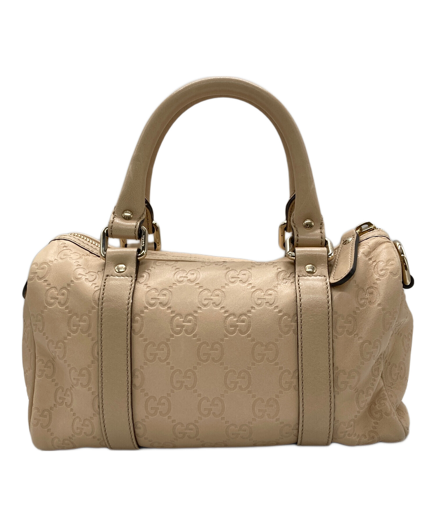 中古・古着通販】GUCCI (グッチ) ミニボストンバッグ ベージュ