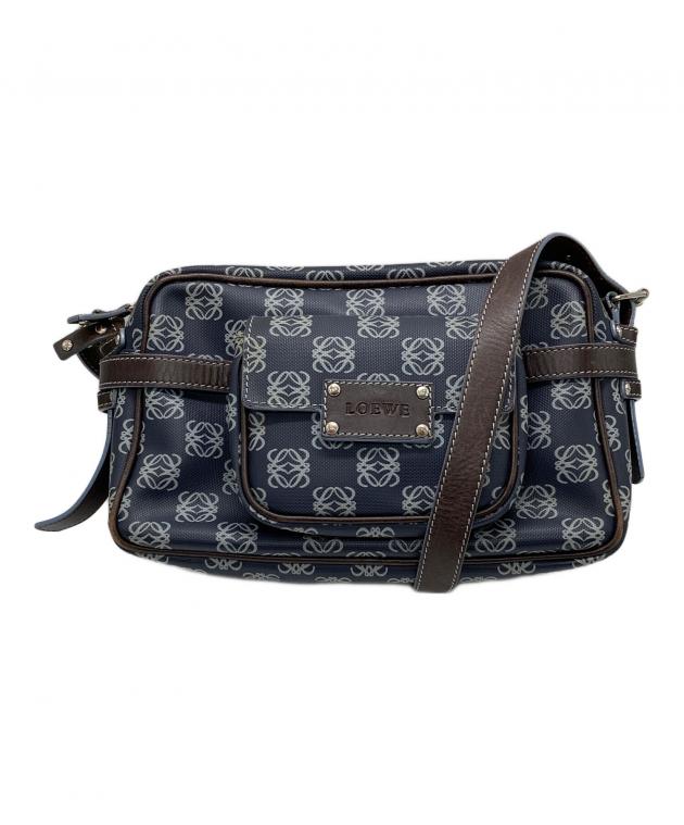 中古・古着通販】LOEWE (ロエベ) アナグラム総柄PVCショルダーバッグ
