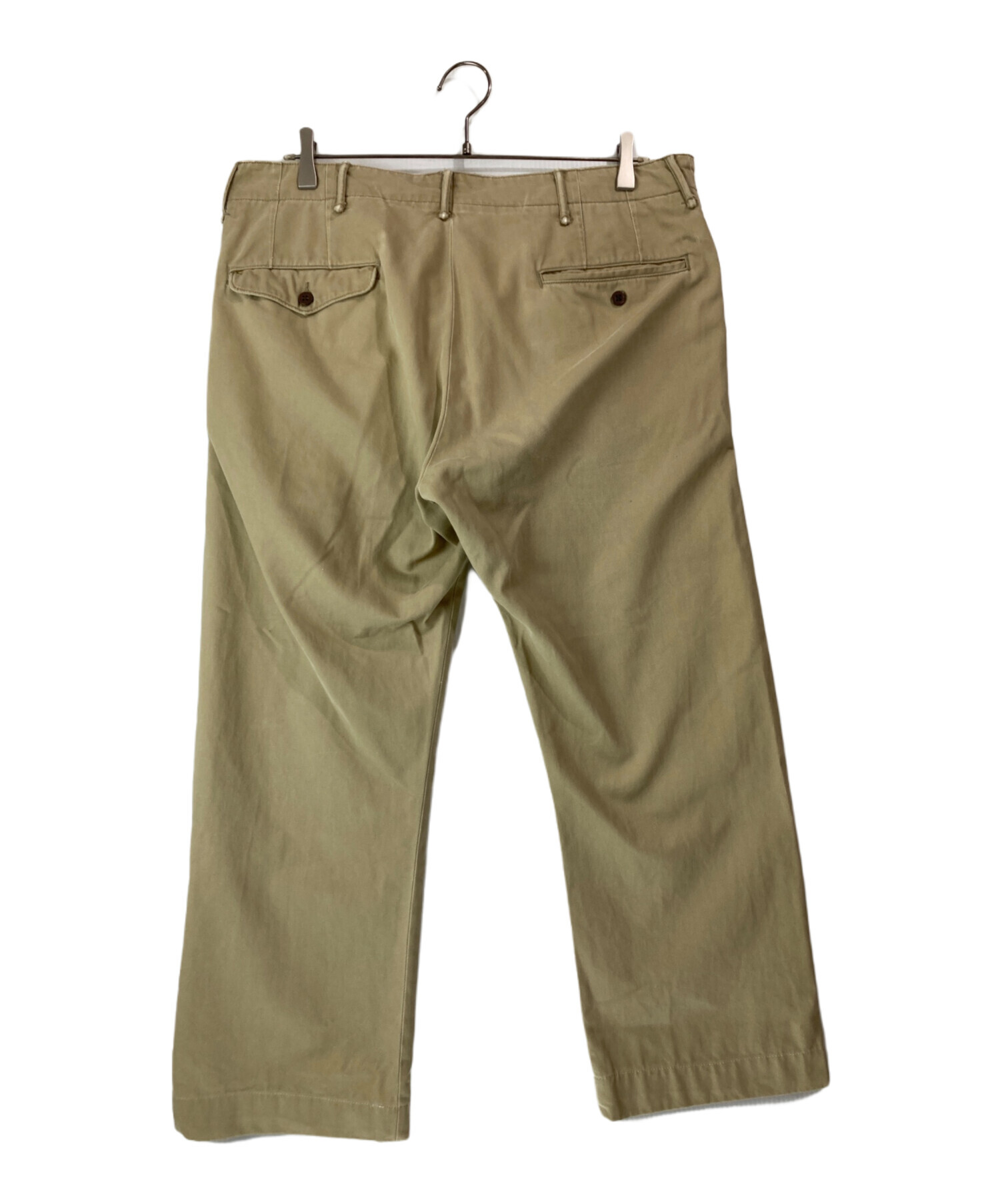 中古・古着通販】RRL (ダブルアールエル) チノトラウザーズ カーキ